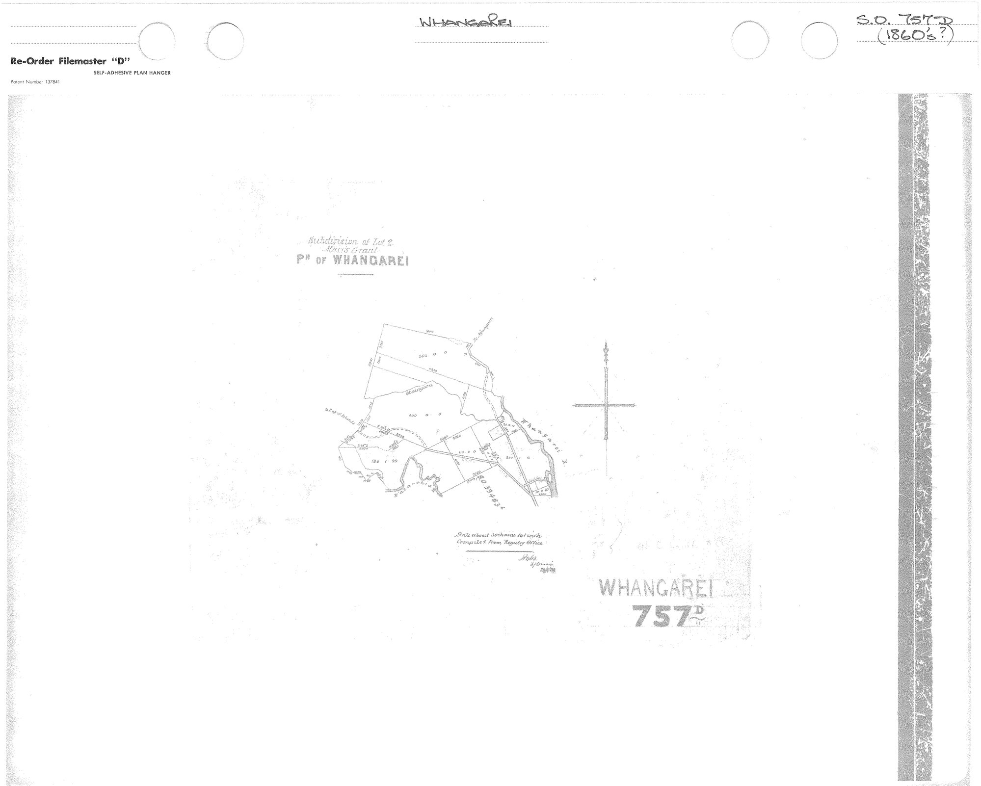 Whangarei 757D : Subdivision of Lot 2 Mair's Grant