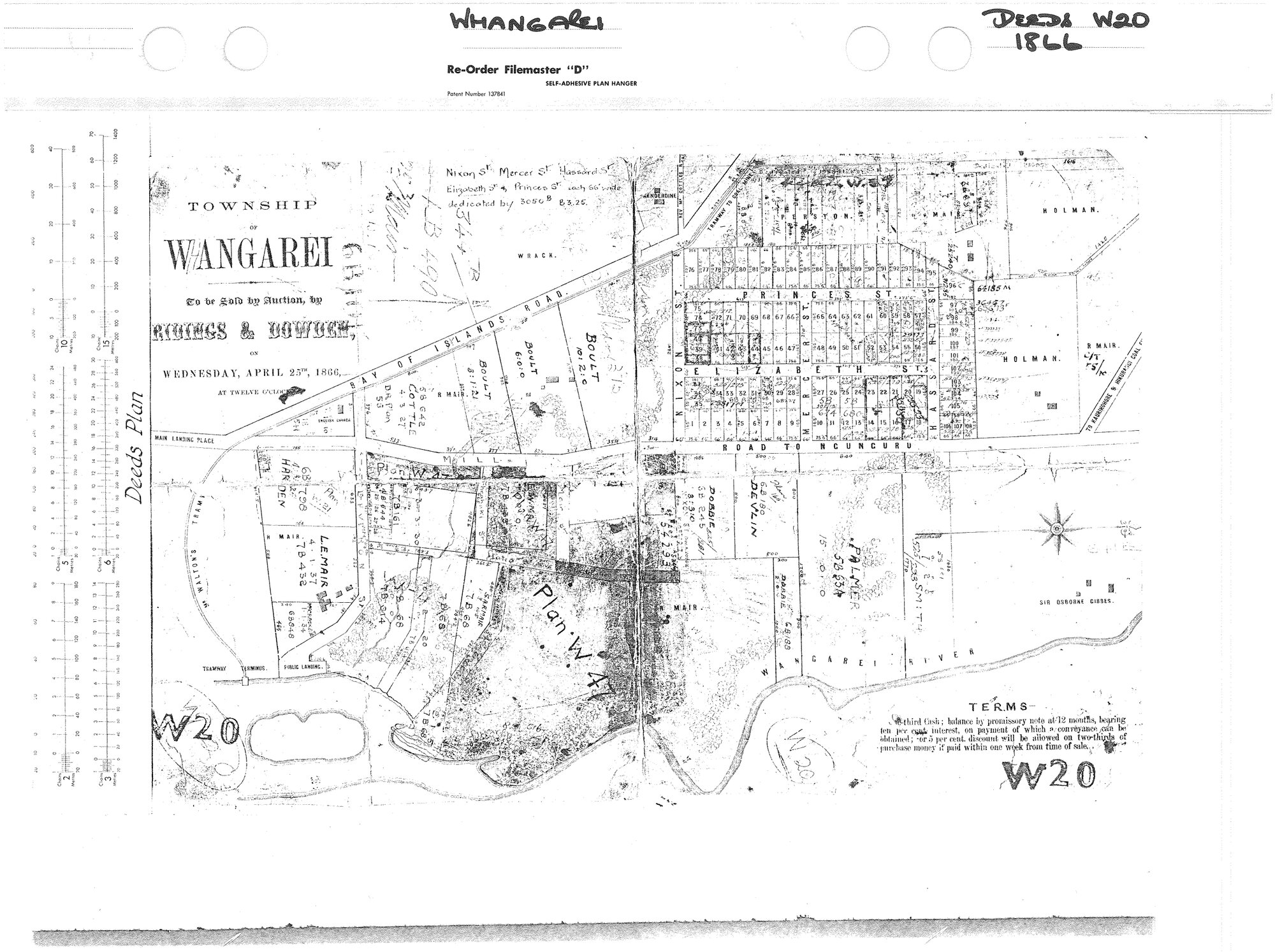 Township of Whangarei : to be sold by auction by Ridings &amp; Dowden