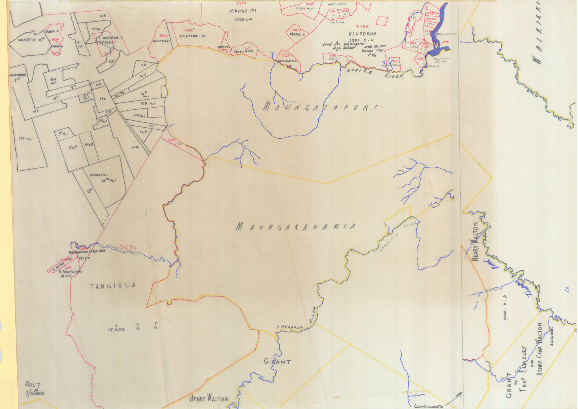 [Early land maps, unknown source] 