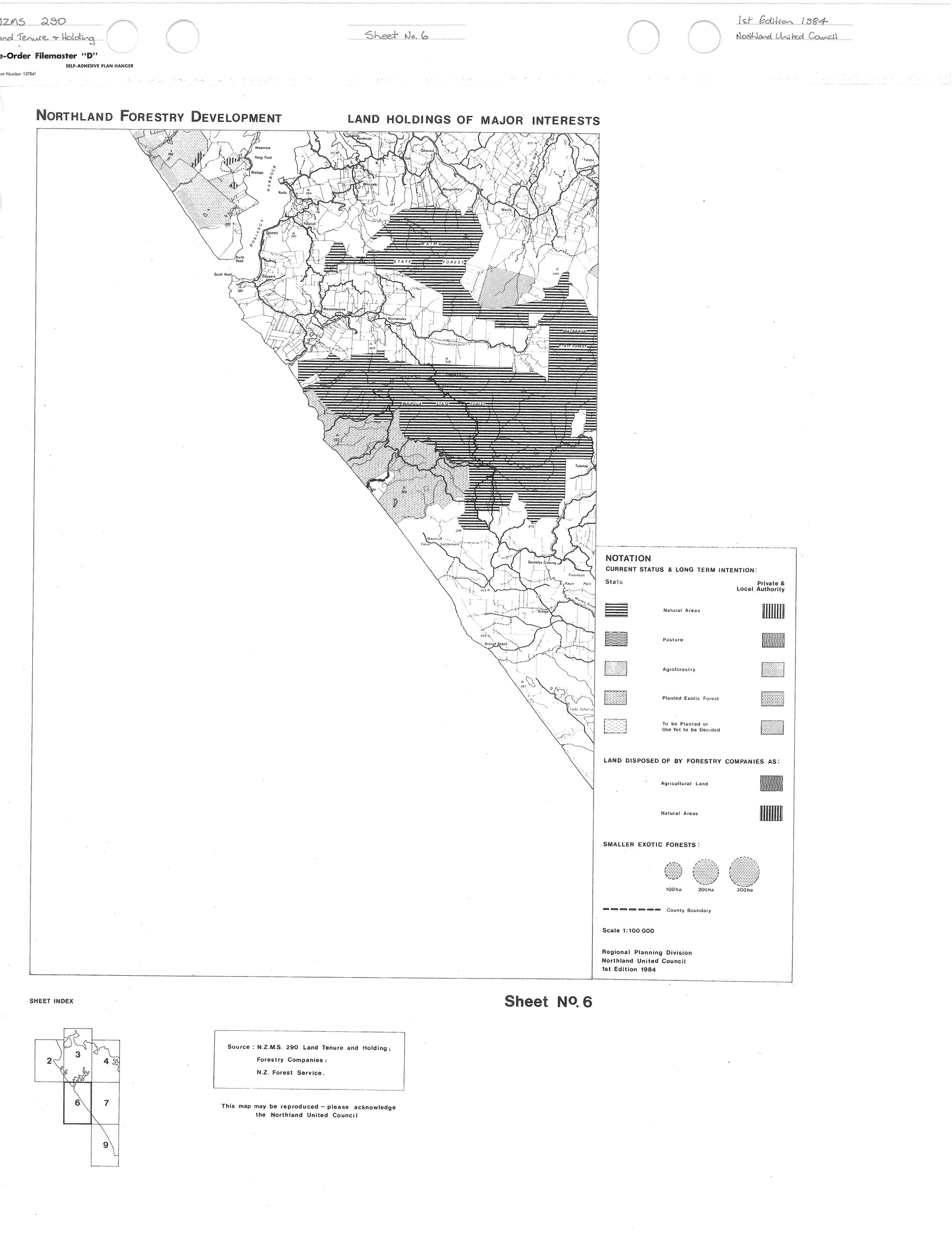 Northland Forestry Development : Land holdings of major interest