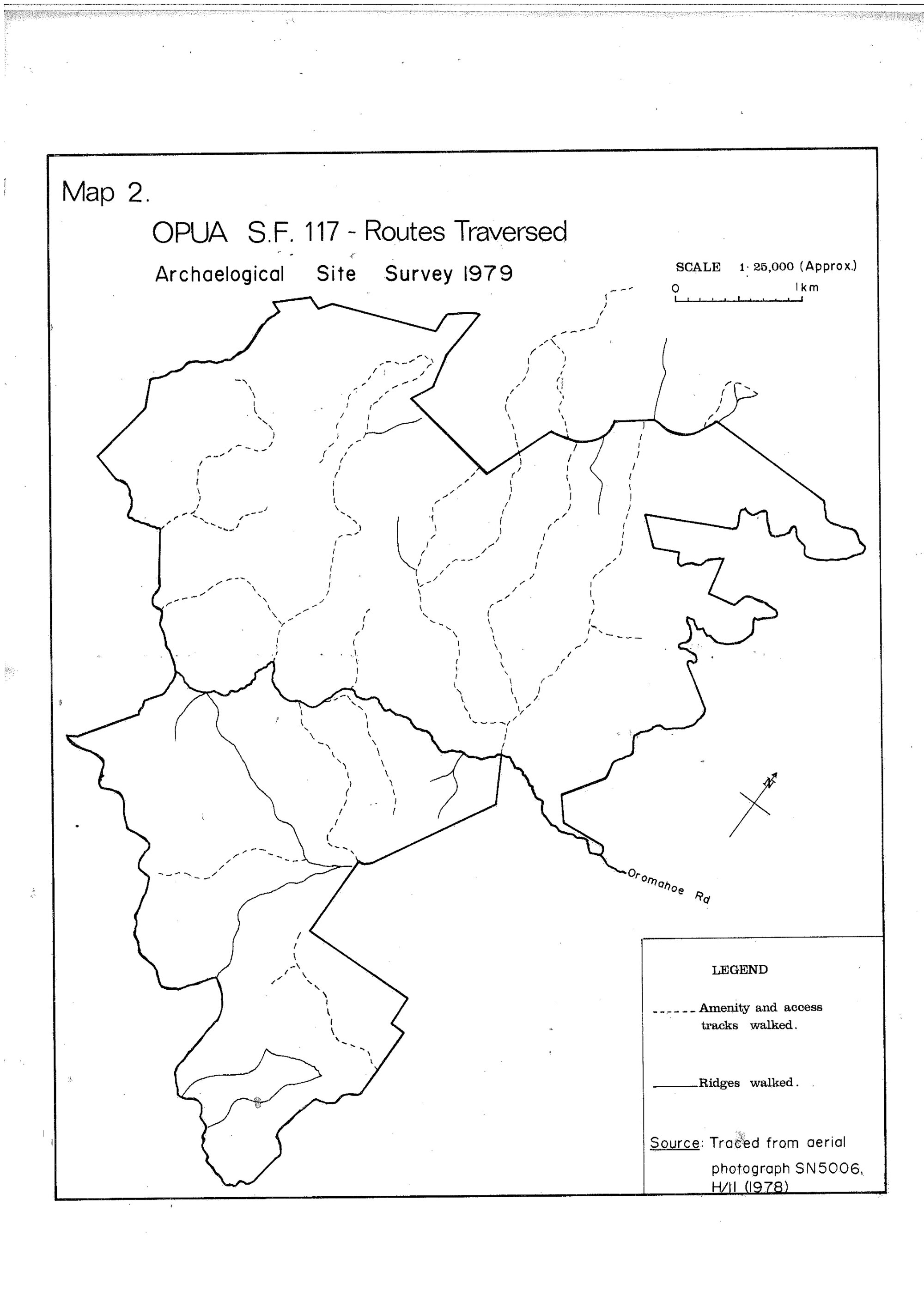 Opua State Forest Maps from site survey report-Clark and Molloy