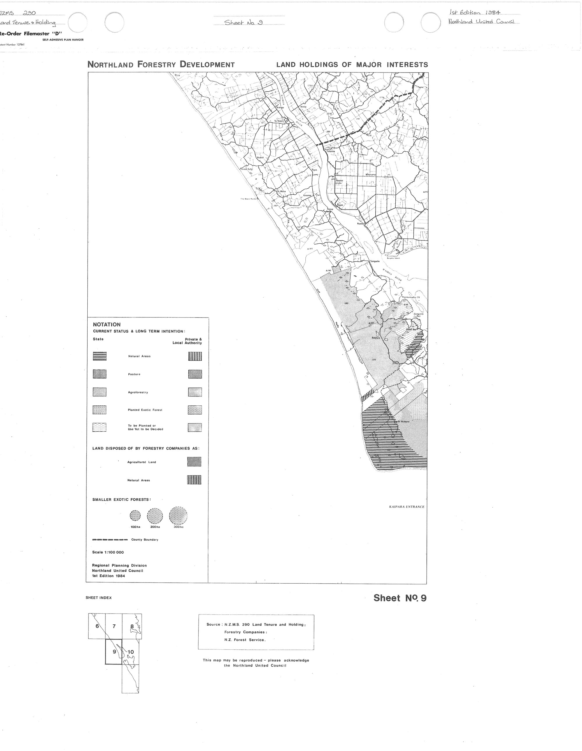 Northland Forestry Development : Land holdings of major interest