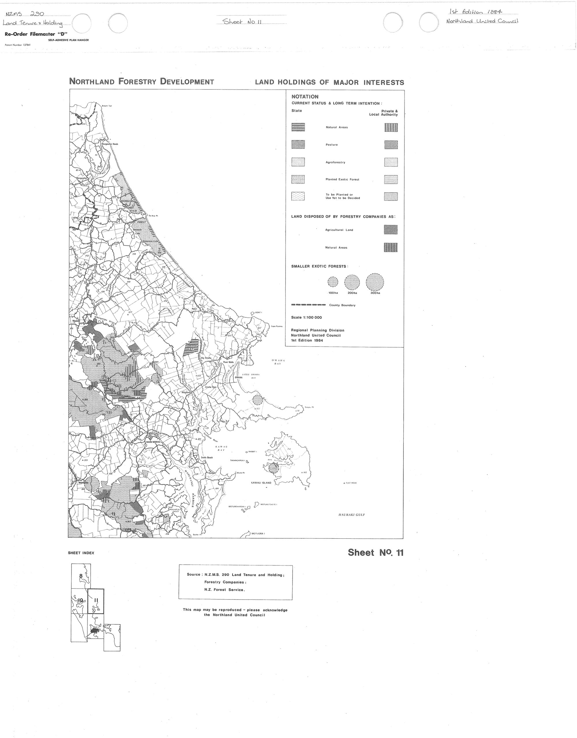 Northland Forestry Development : Land holdings of major interest