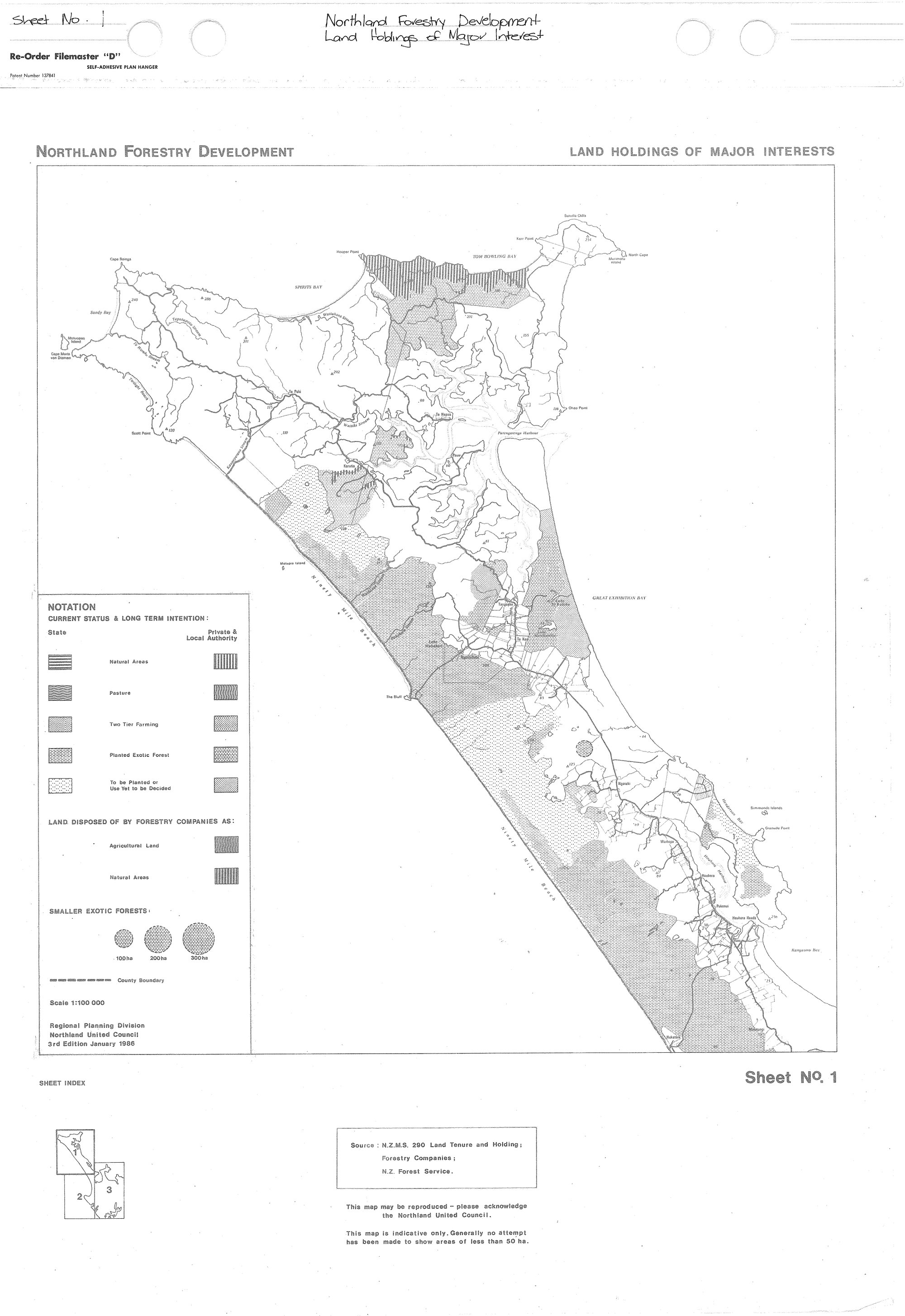 Northland Forestry Development : Land holdings of major interest