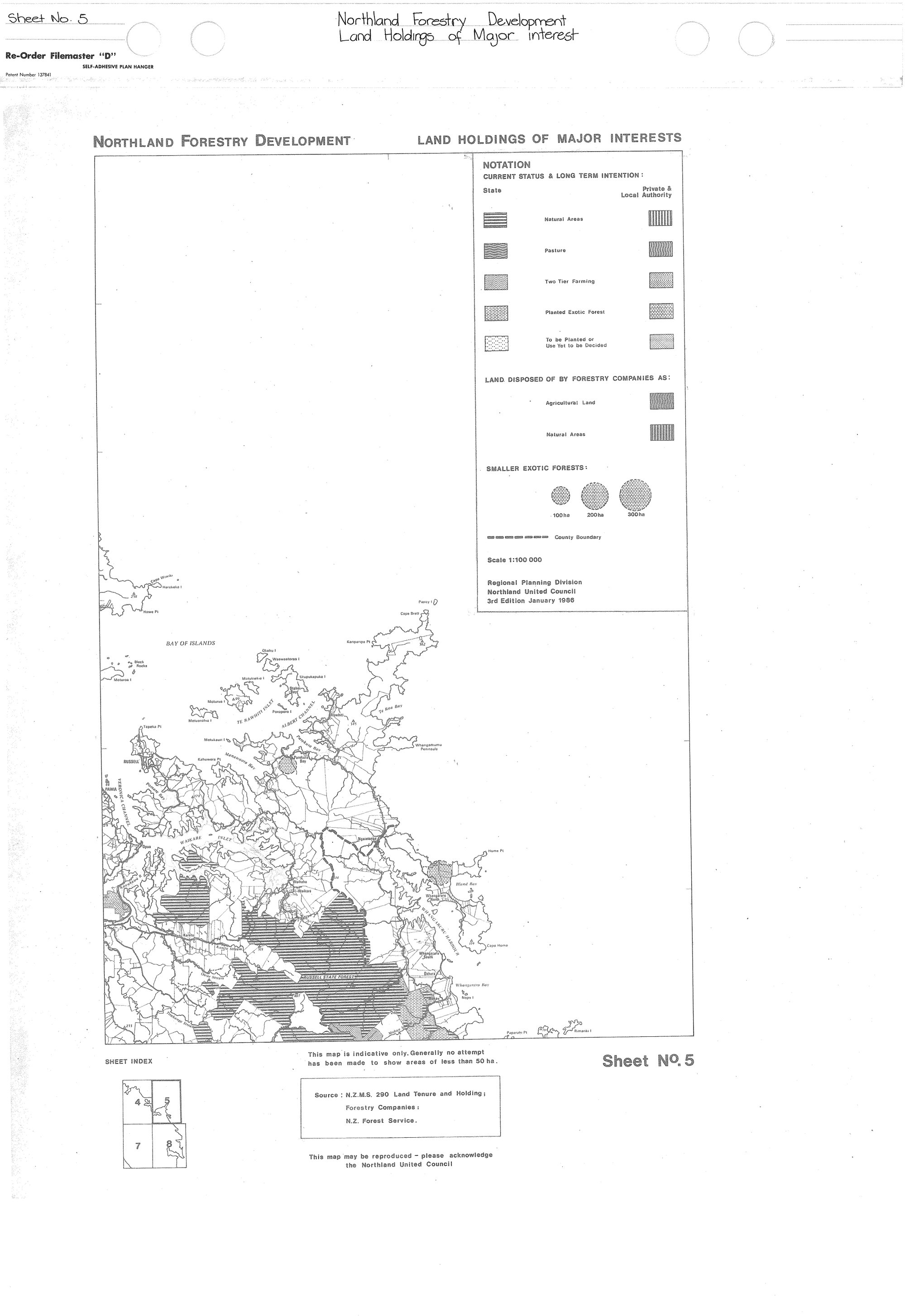 Northland Forestry Development : Land holdings of major interest