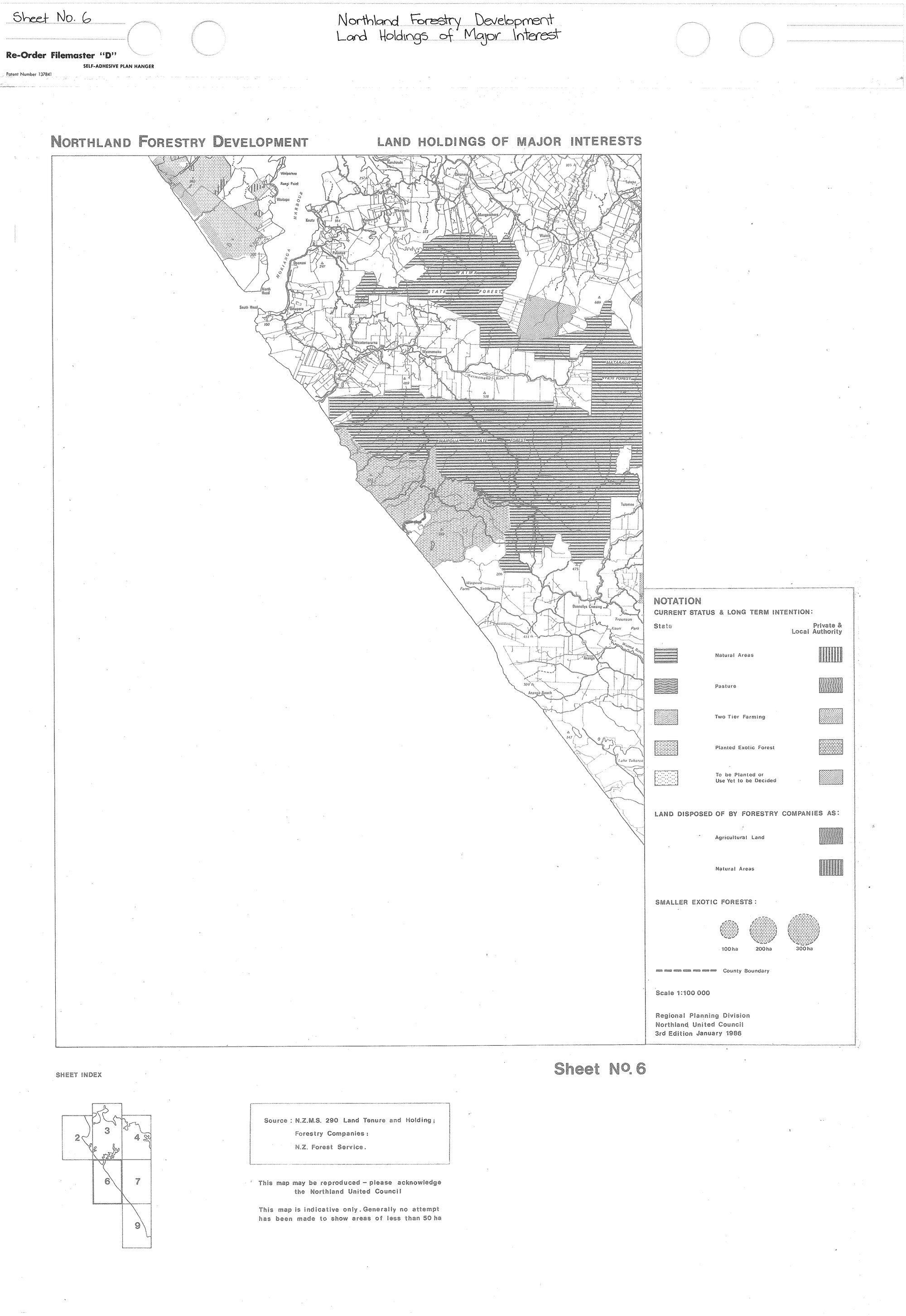 Northland Forestry Development : Land holdings of major interest