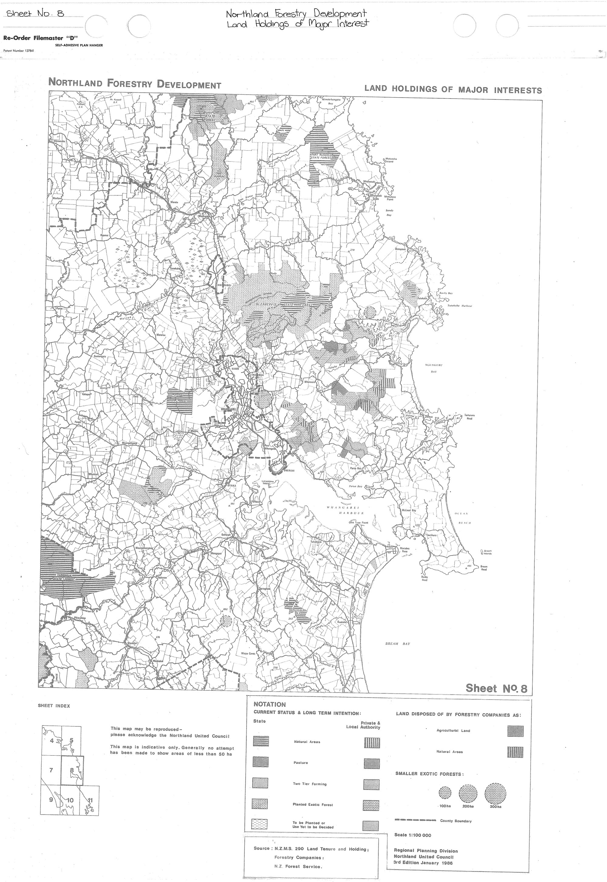 Northland Forestry Development : Land holdings of major interest