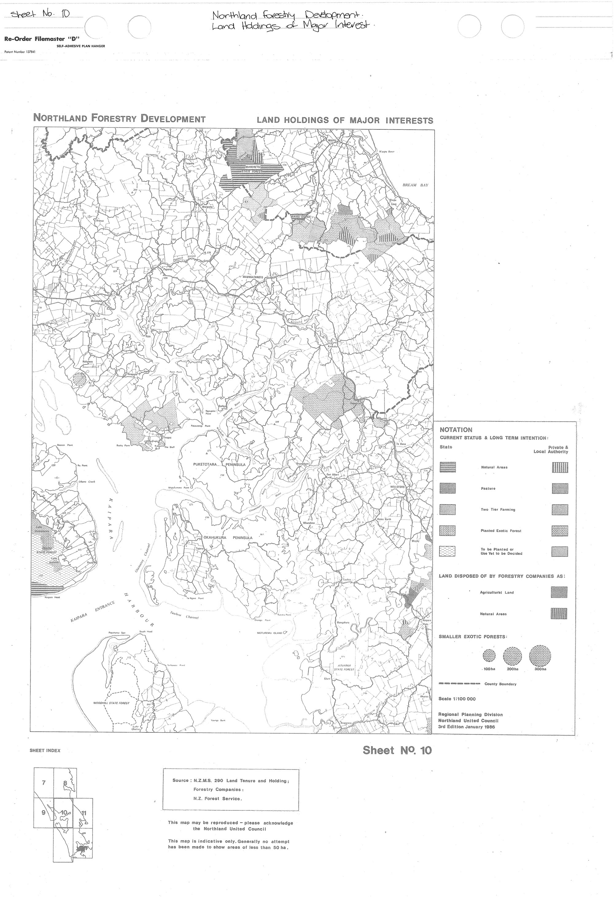 Northland Forestry Development : Land holdings of major interest