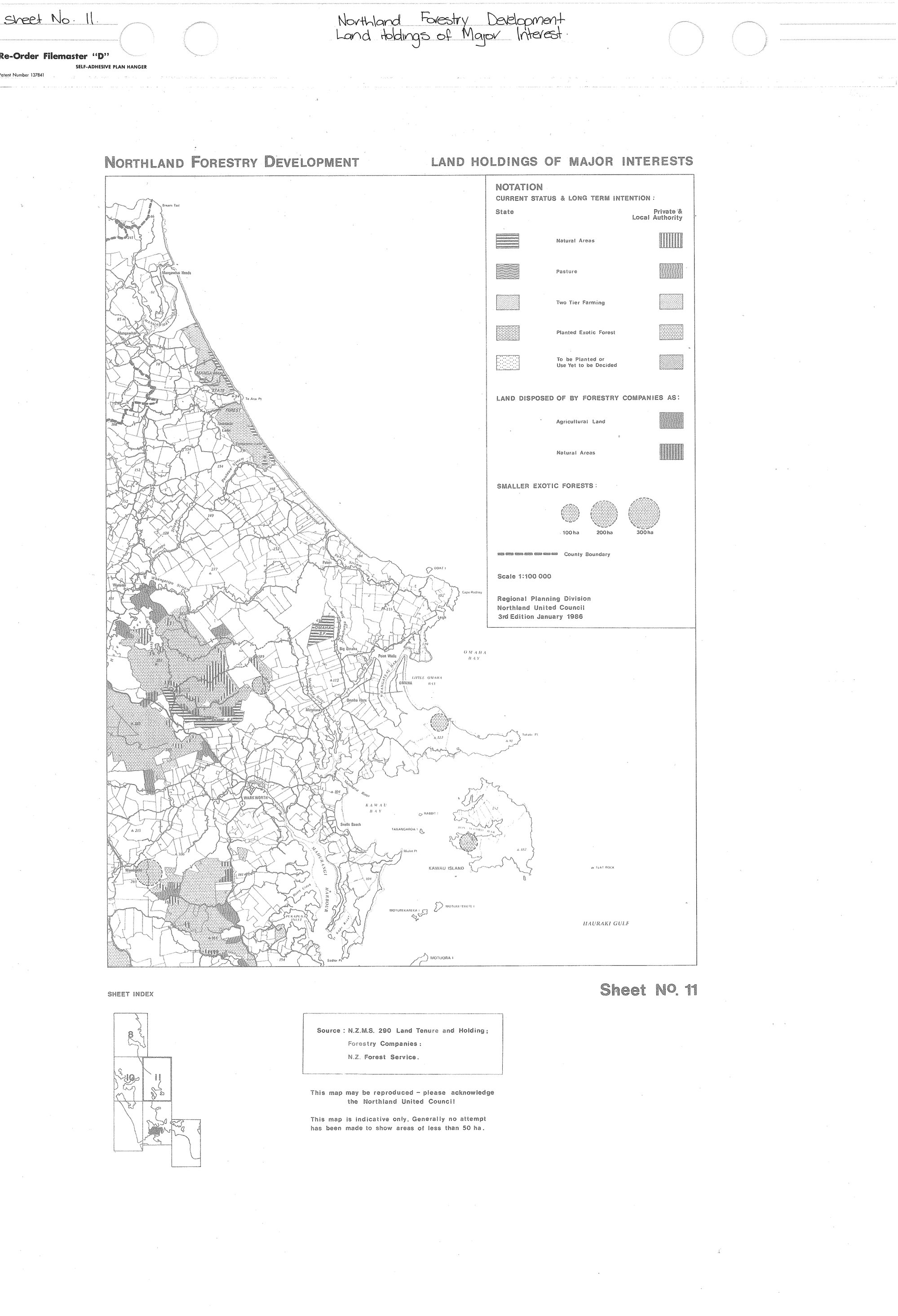 Northland Forestry Development : Land holdings of major interest