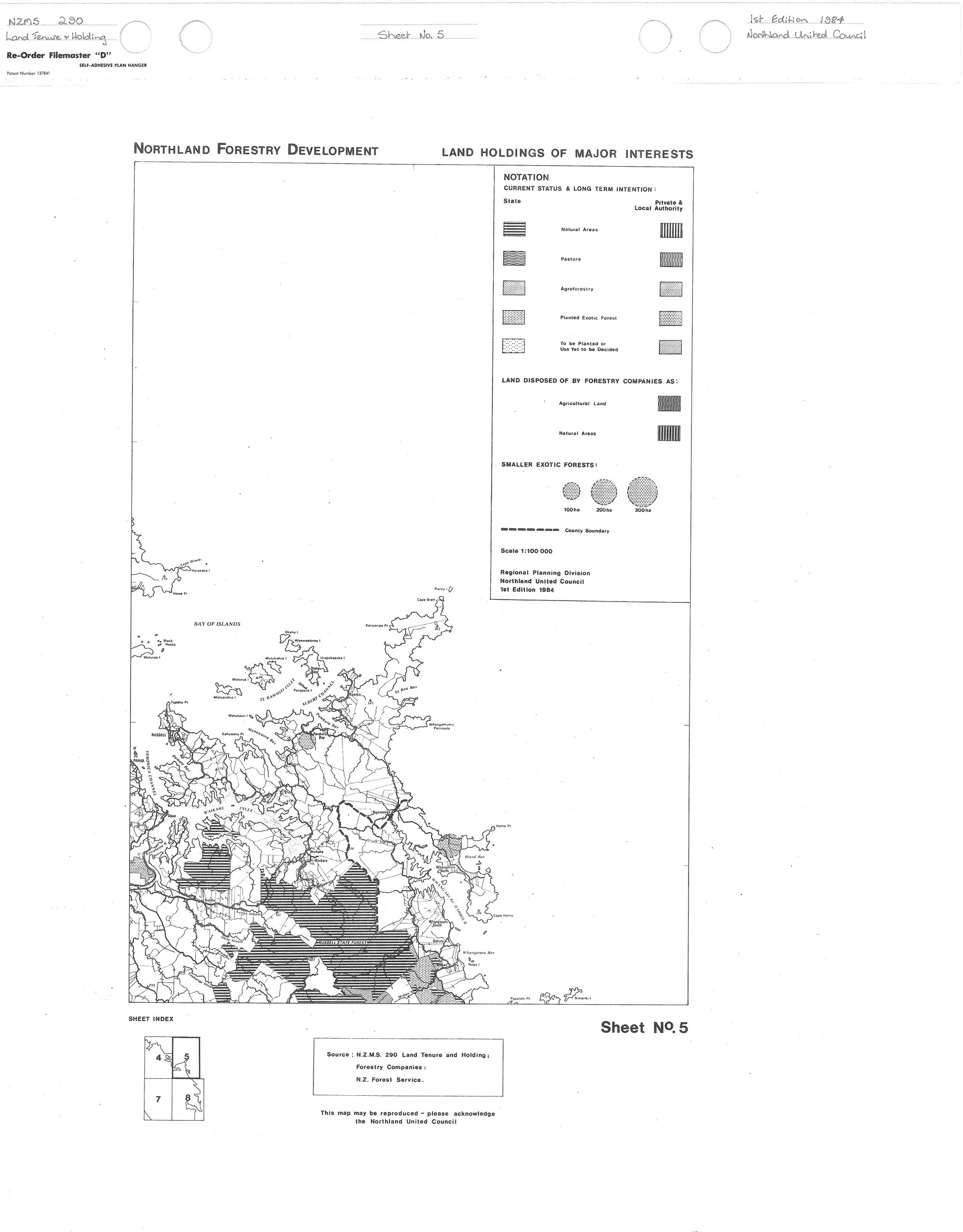 Northland Forestry Development : Land holdings of major interest