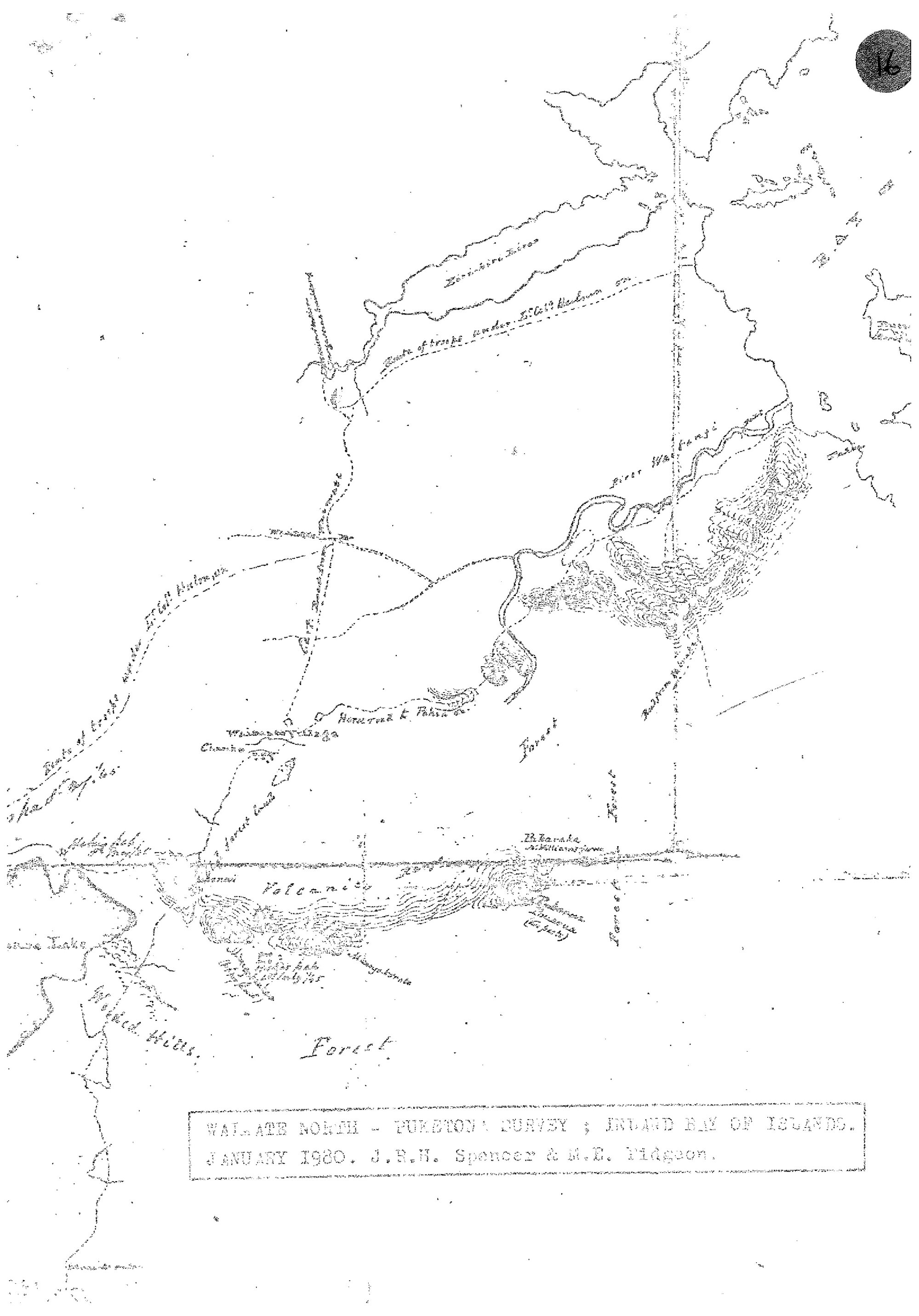 Waimate North - Puketona survey, Inland Bay of Islands