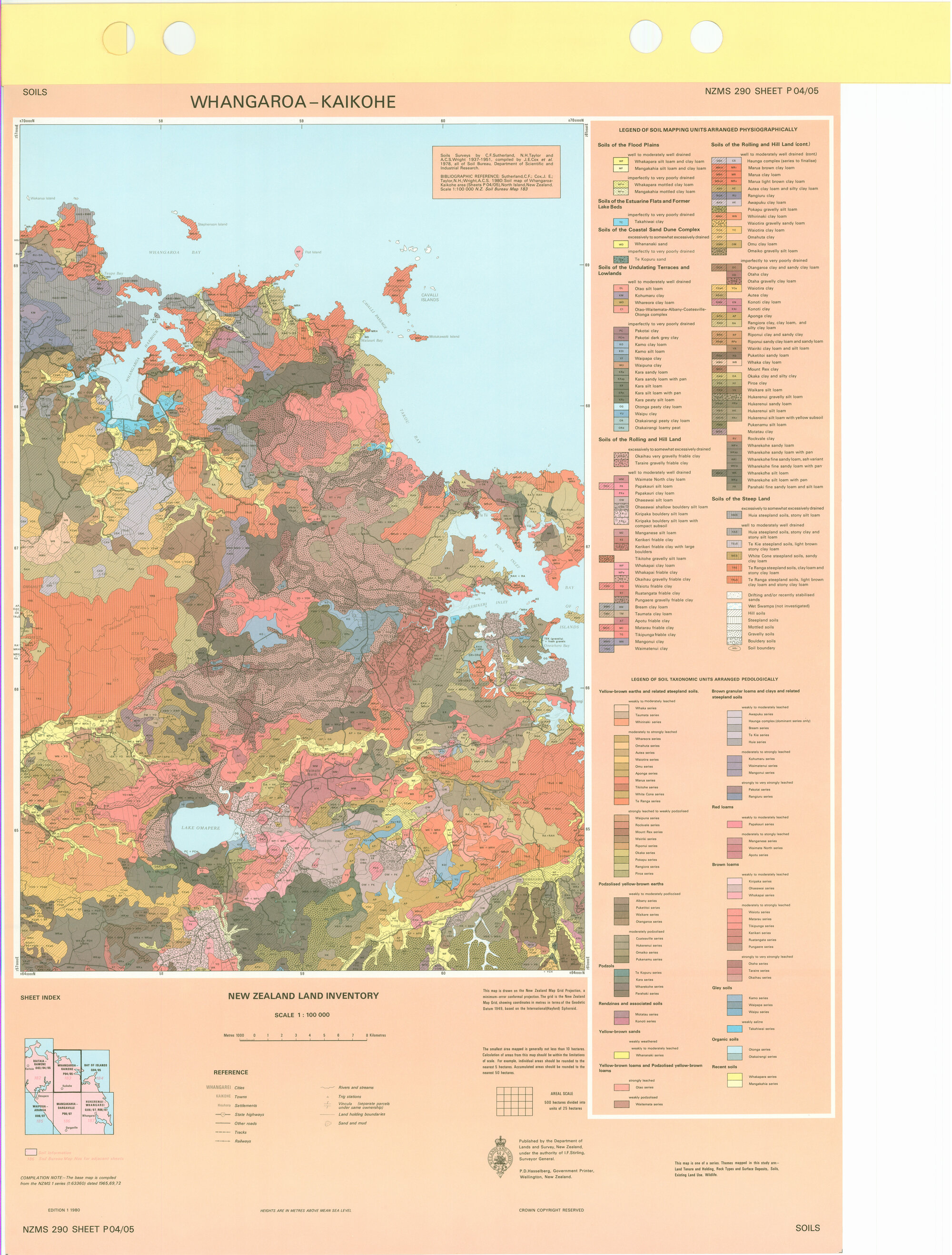 New Zealand Land Inventory : Whangaroa-Kaikohe : Soils