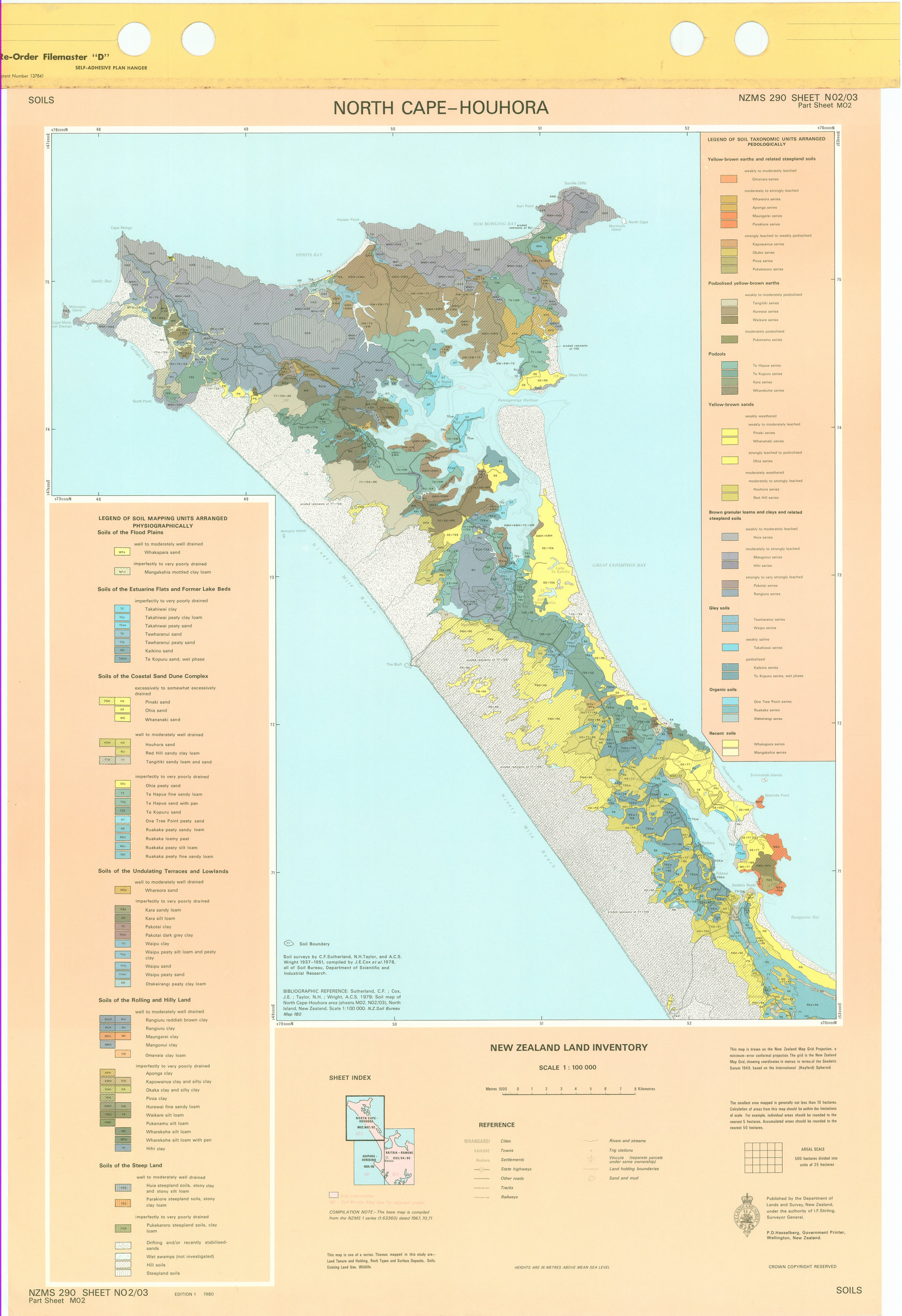 New Zealand Land Inventory : North Cape - Houhora : Soils