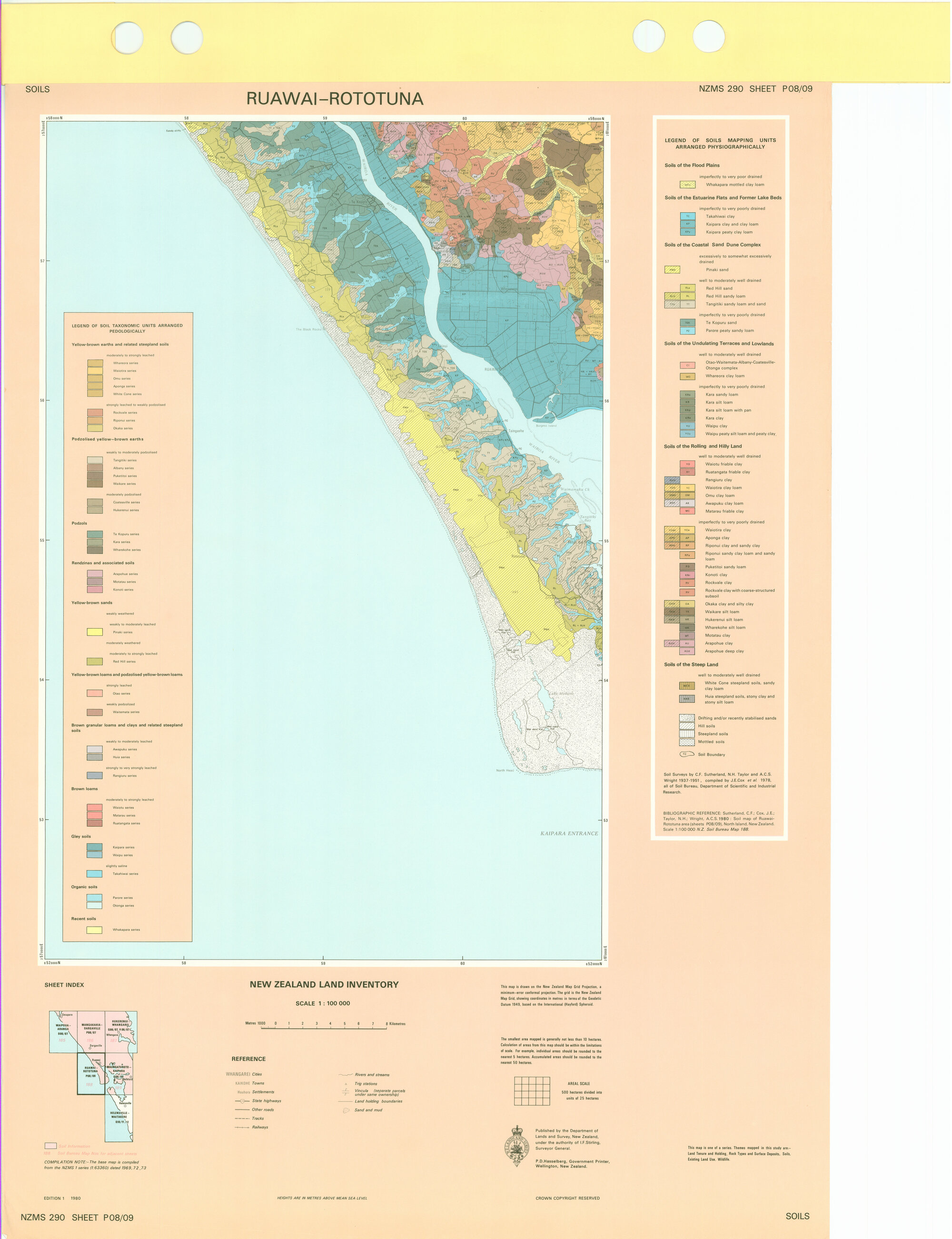 New Zealand Land Inventory : Ruawai-Rototuna : Soils