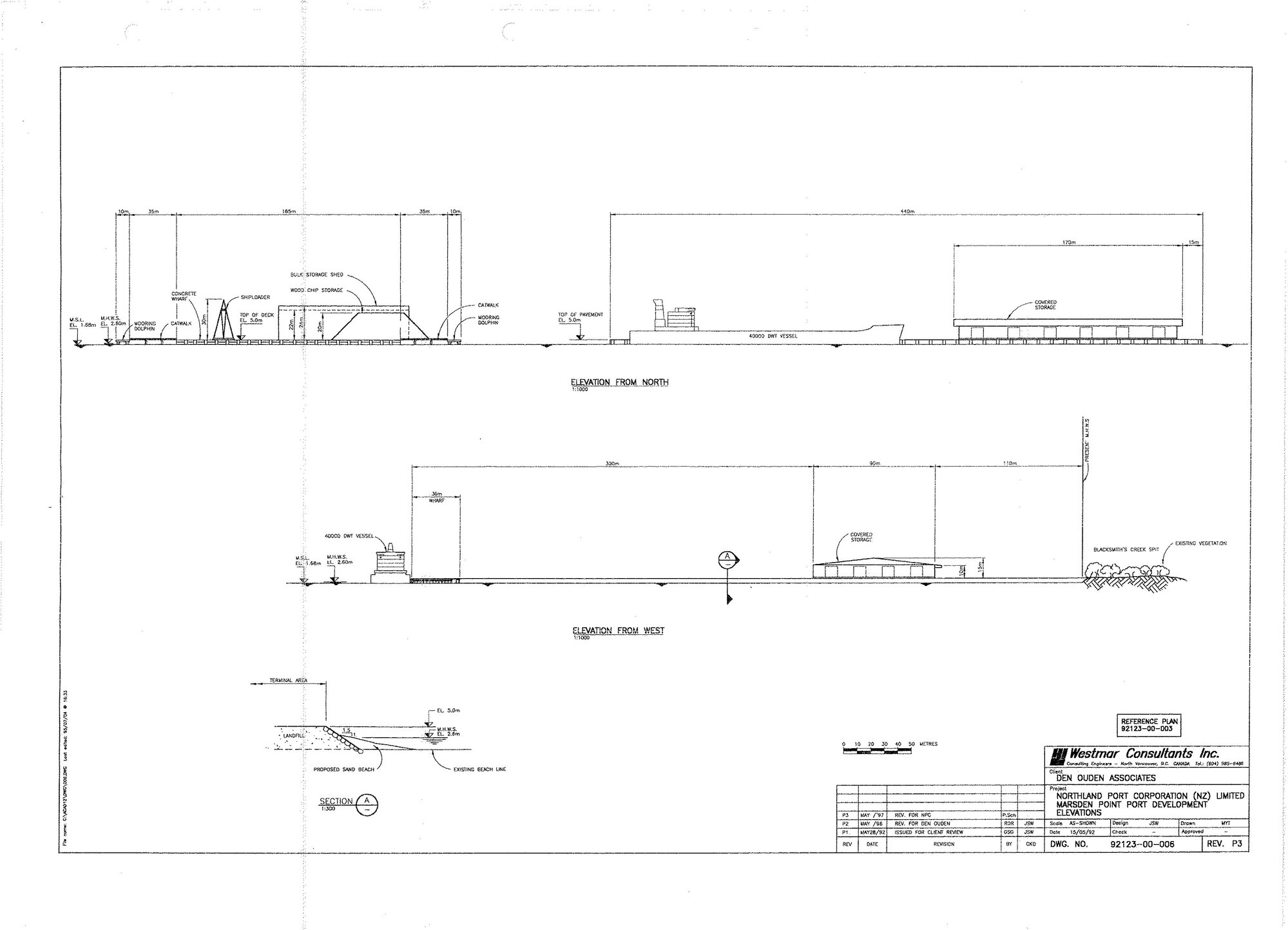 Northland Port Corporation (NZ) Limited : Marsden Point Port Development Elevations