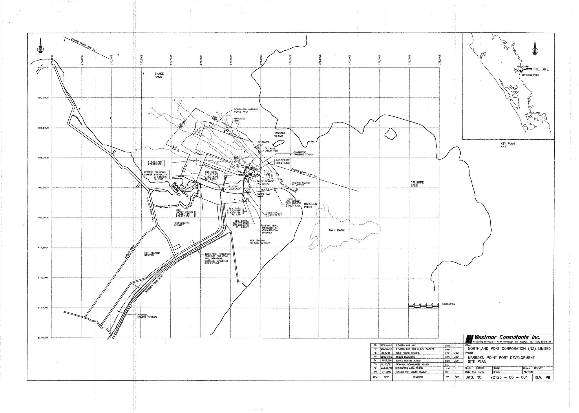 Northland Port Corporation (NZ) Limited : Marsden Point Port Development, Site plan