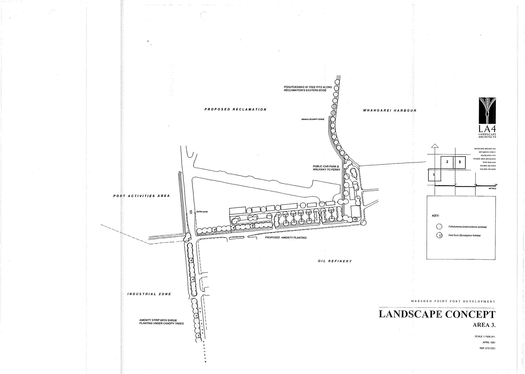 Marsden Point Port Development : Landscape concept, area 3