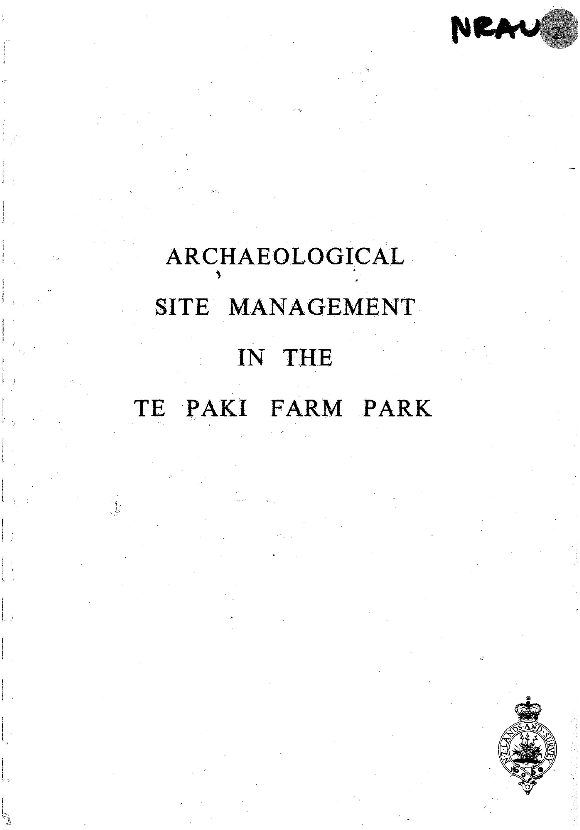 Archaeological Site Management in the Te Paki Farm Park