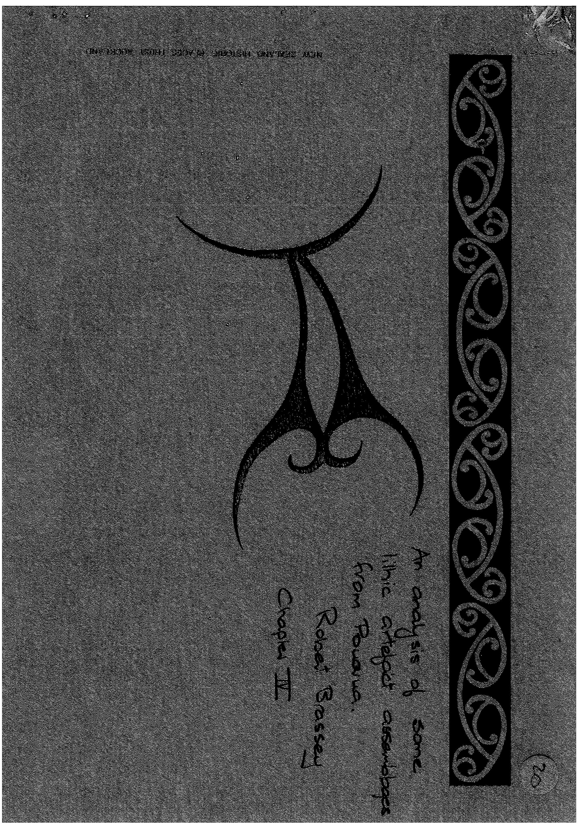 (2 of 5) An analysis of some lithic artefact assemblages from Pouerua. Chapter 4