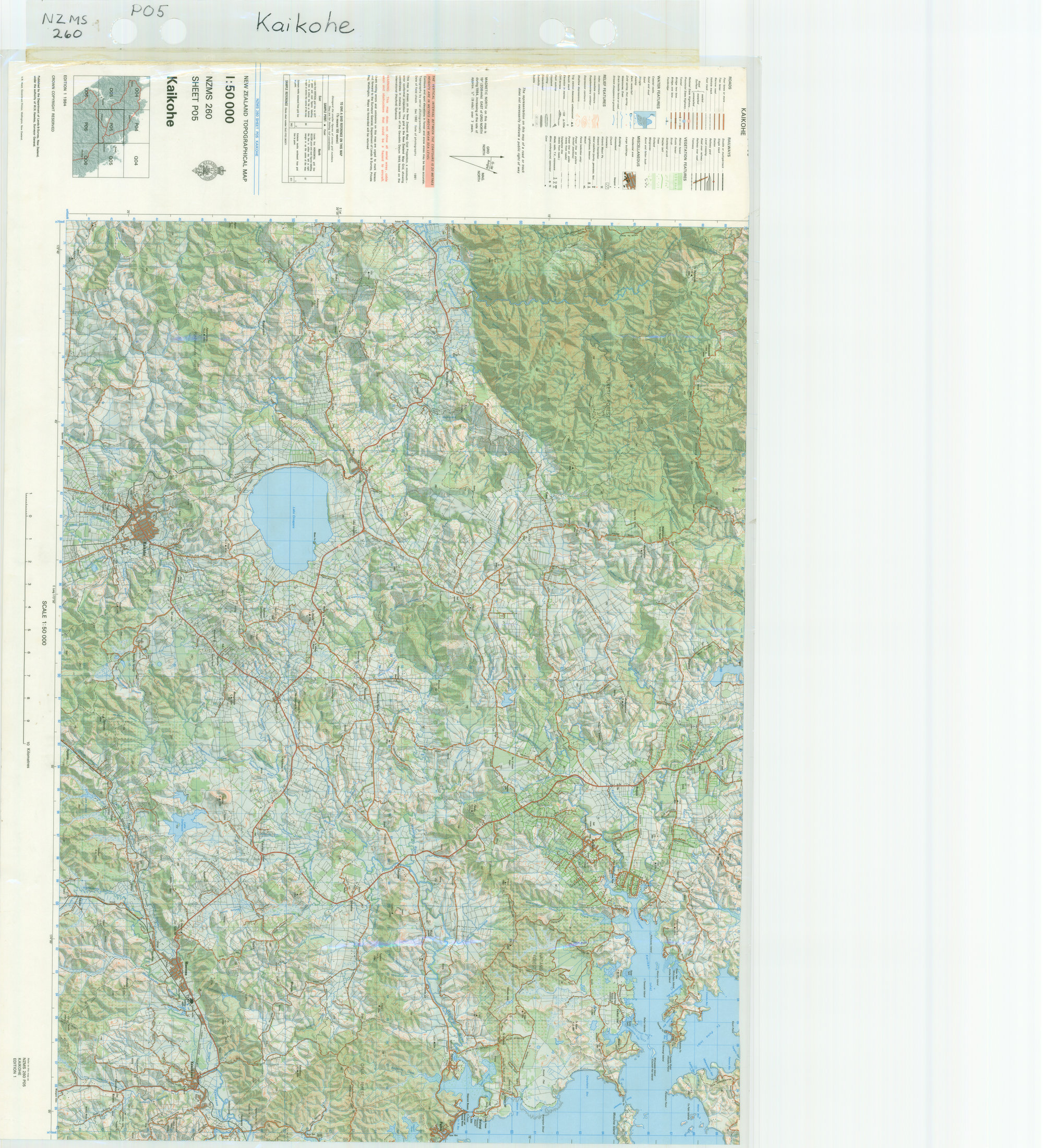 Kaikohe : N.Z. topographical map