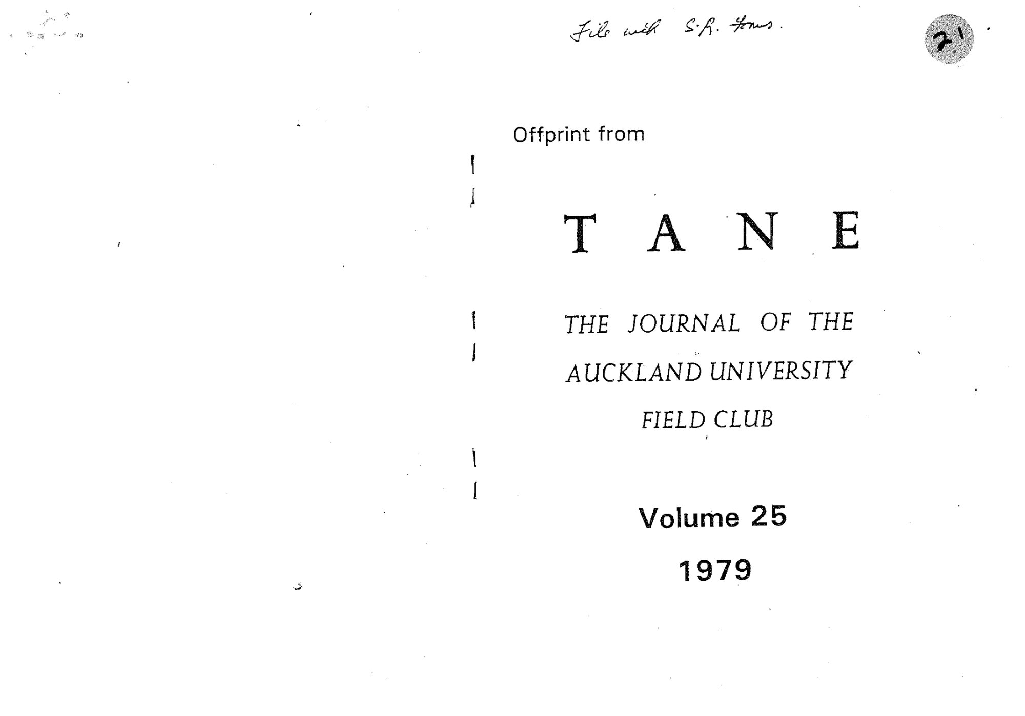 Cavalli Islands trip, New Year 1978-1979