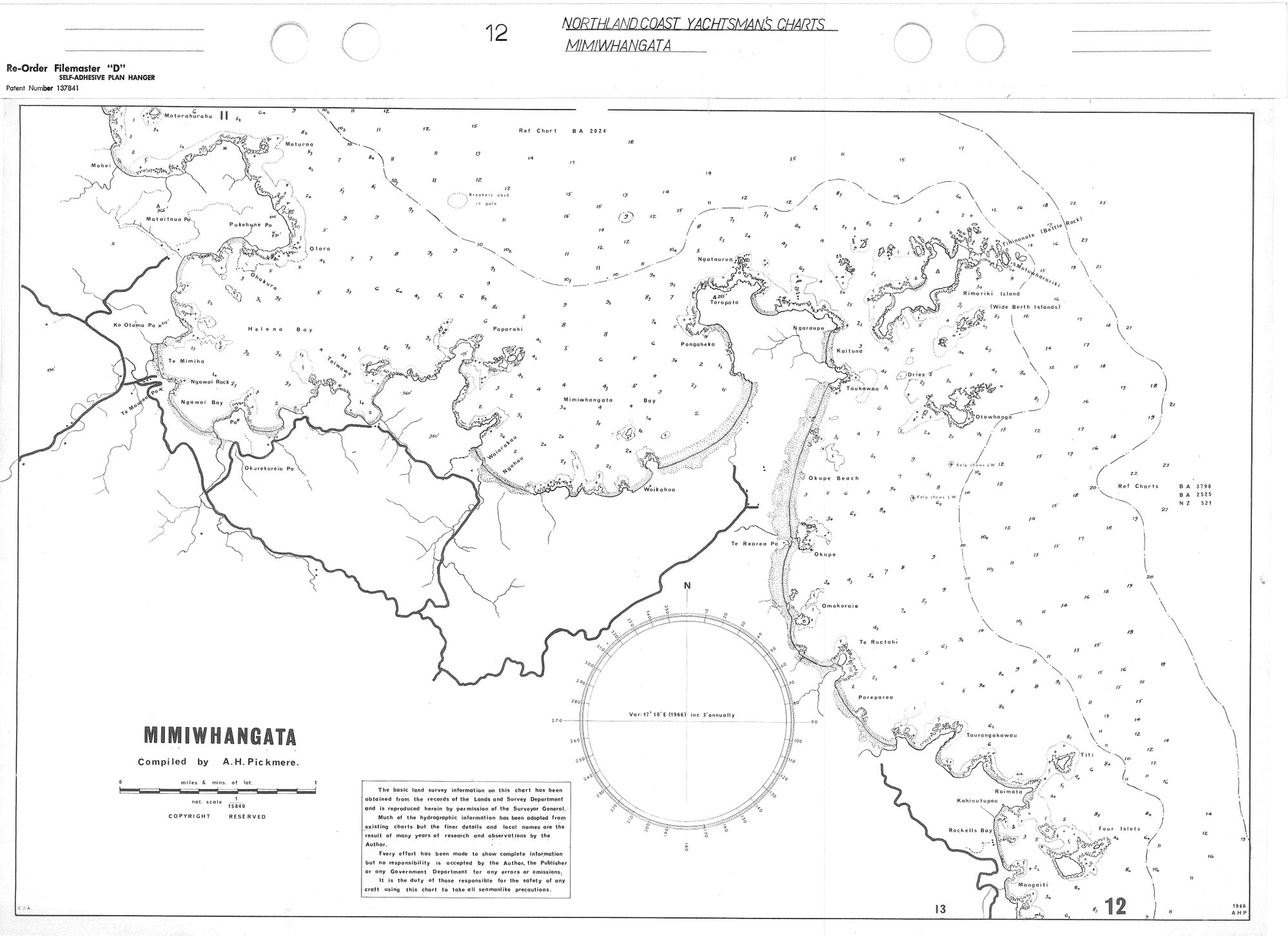 Mimiwhangata : compiled by A.H. Pickmere