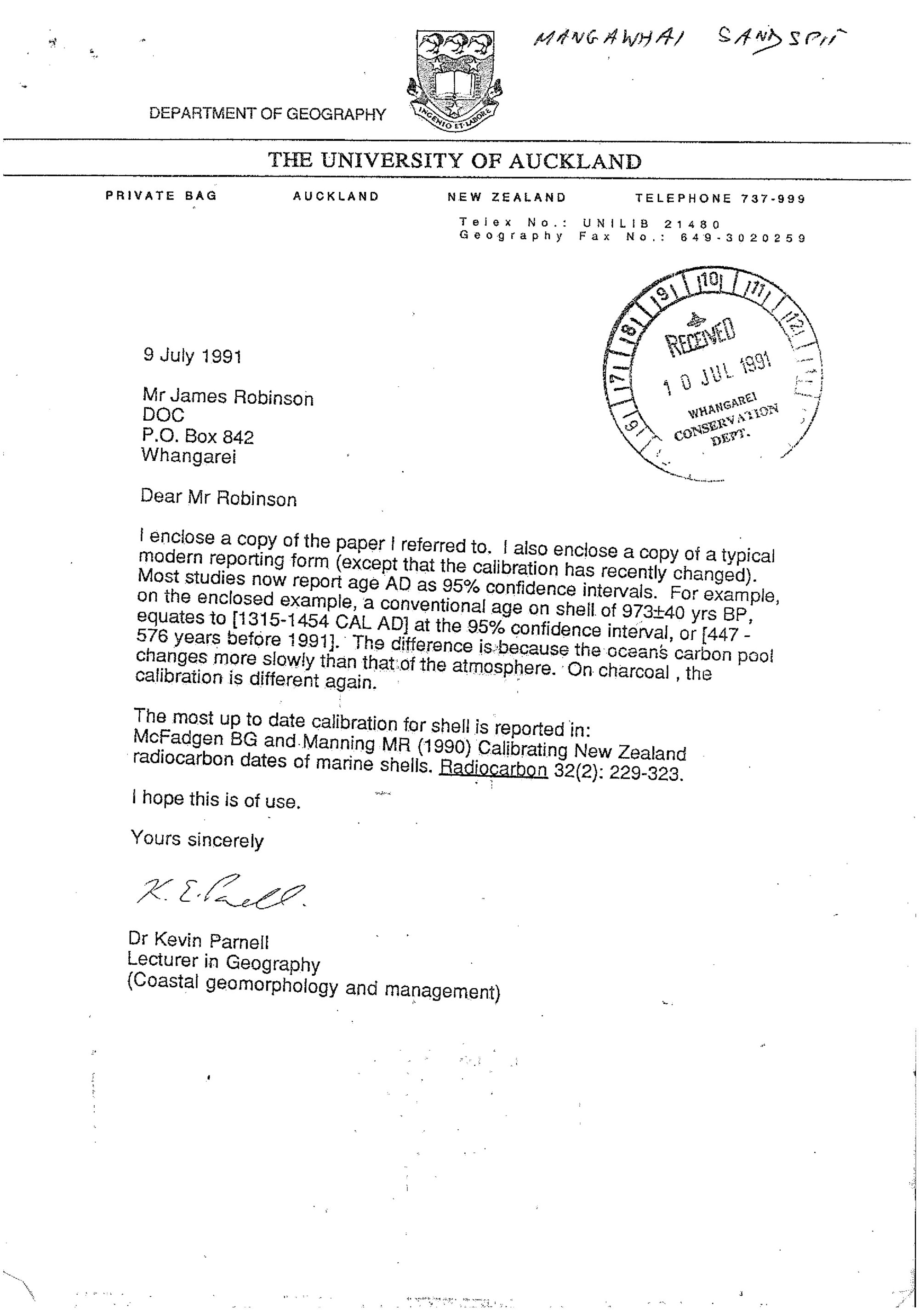 Recent evolution of the Mangawhai Spit dunefield