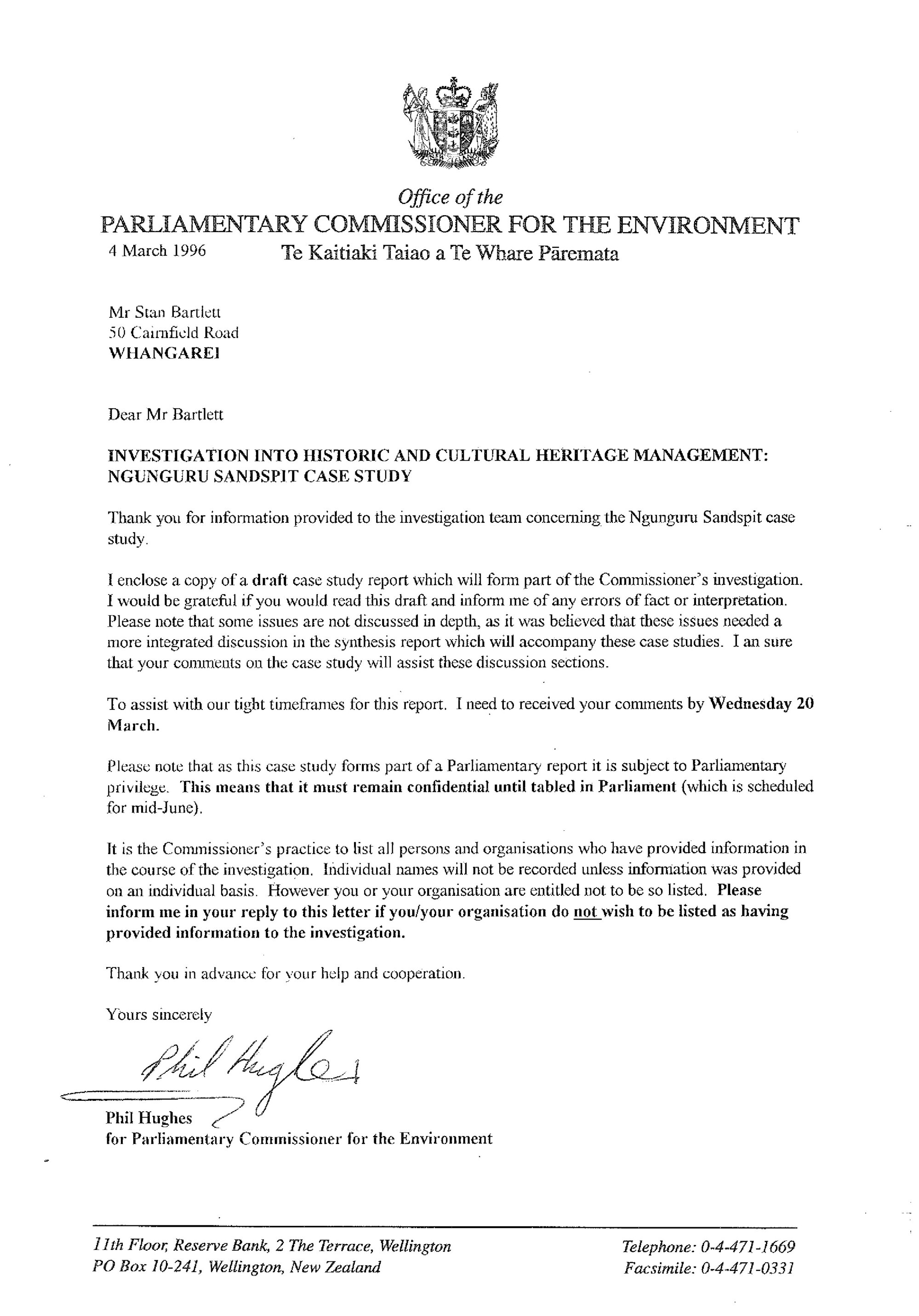  Investigation into Historic and Cultural Heritage Management. Ngunguru Sandspit Case Study