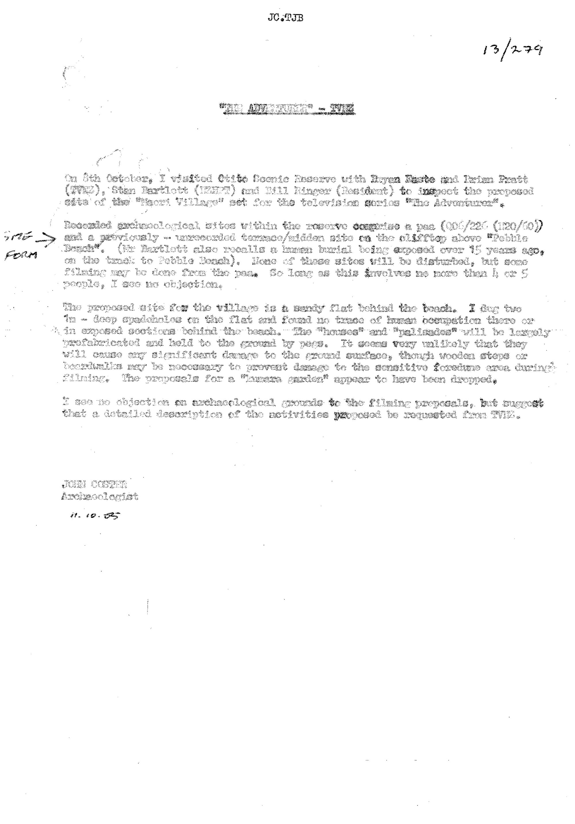 Notes Otito Scenic Reserve