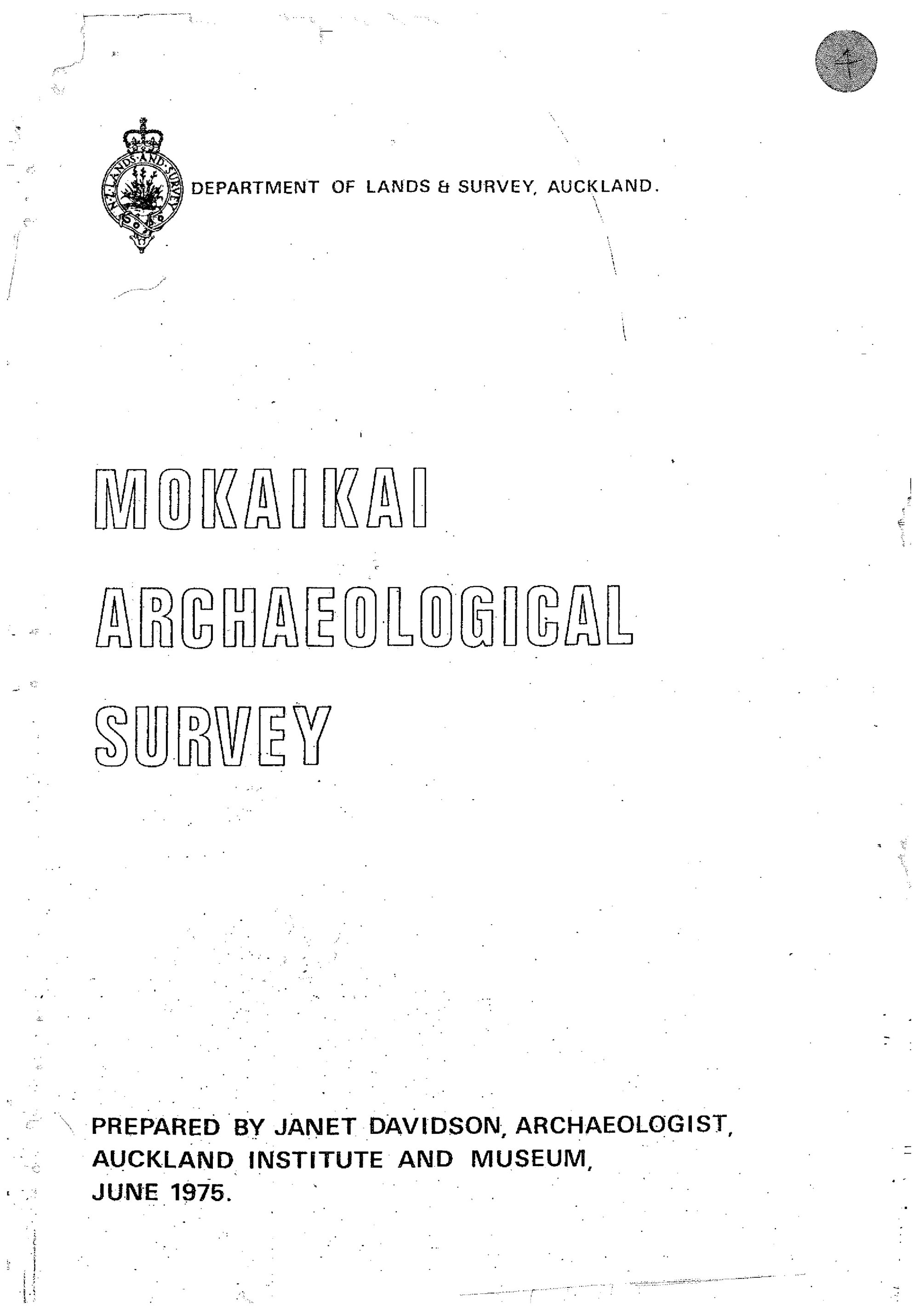 Mokaikai Archaeological Survey