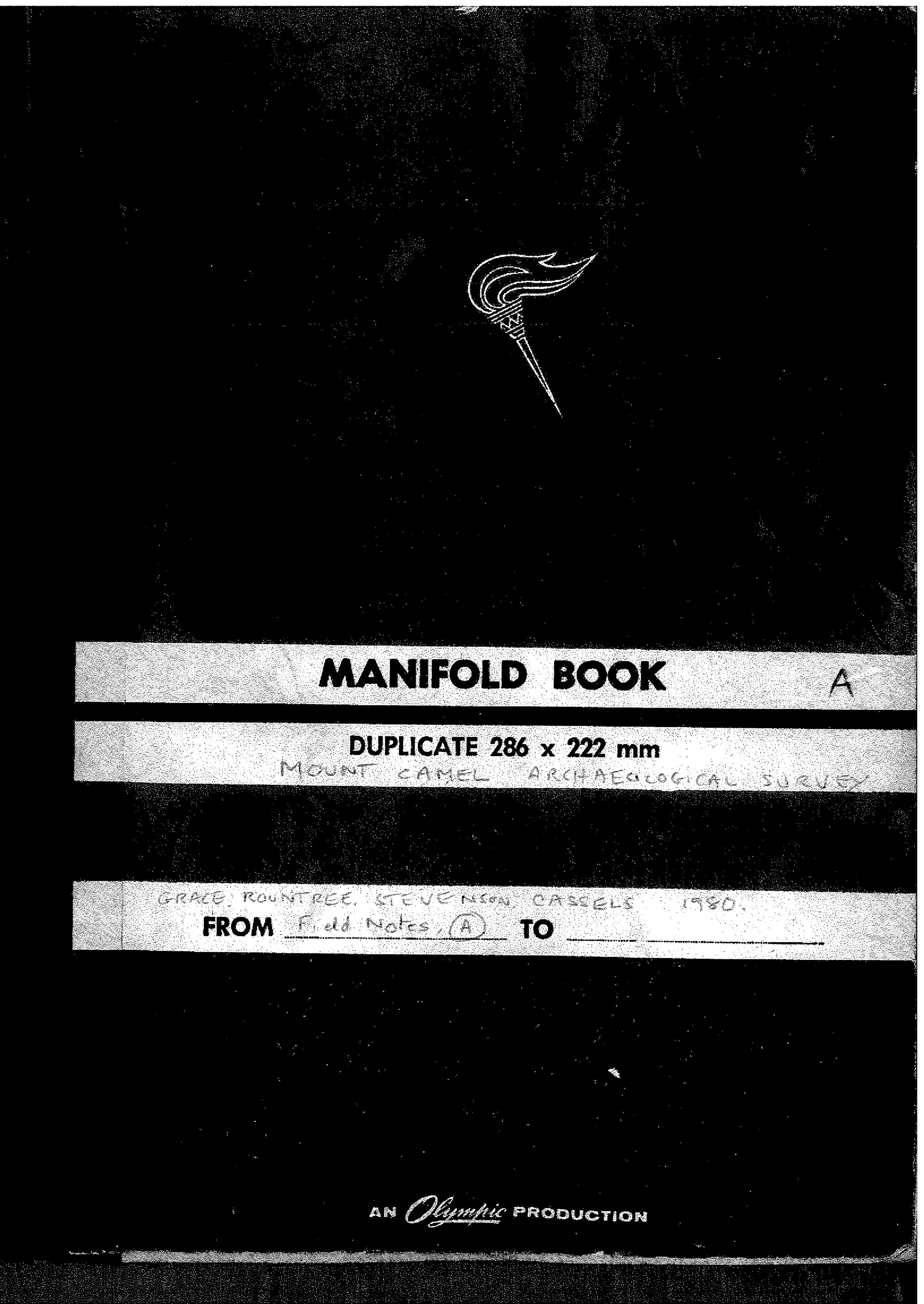 Field Notes, Mt Camel Archaeological Survey