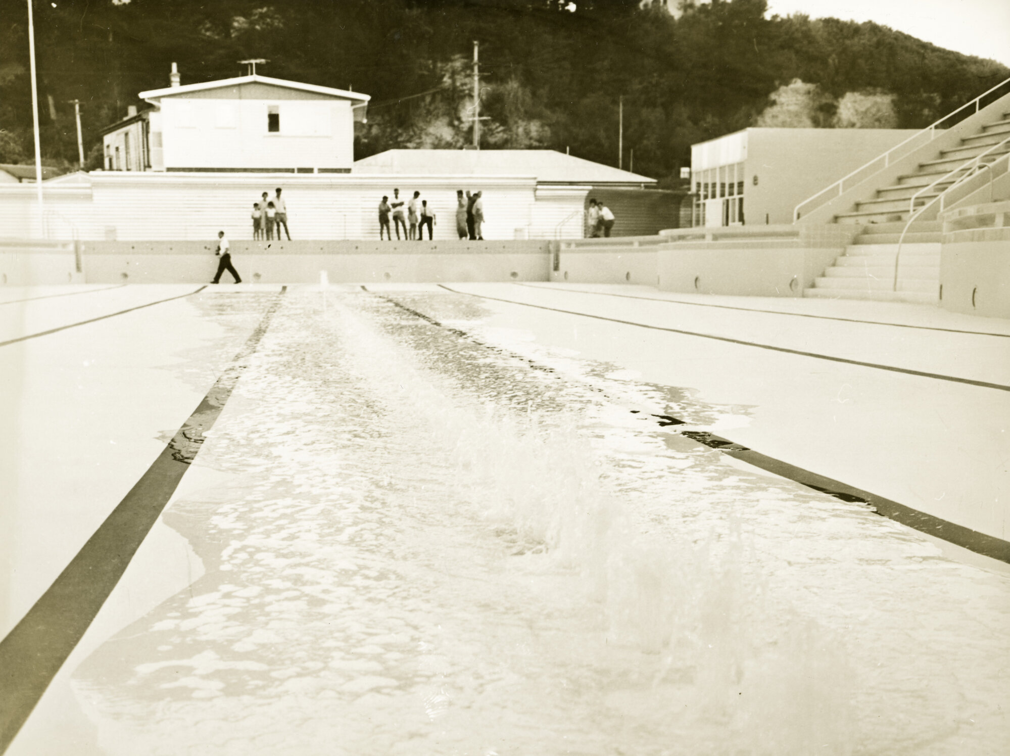 A Section of Whangarei's Olympic Pool Opened