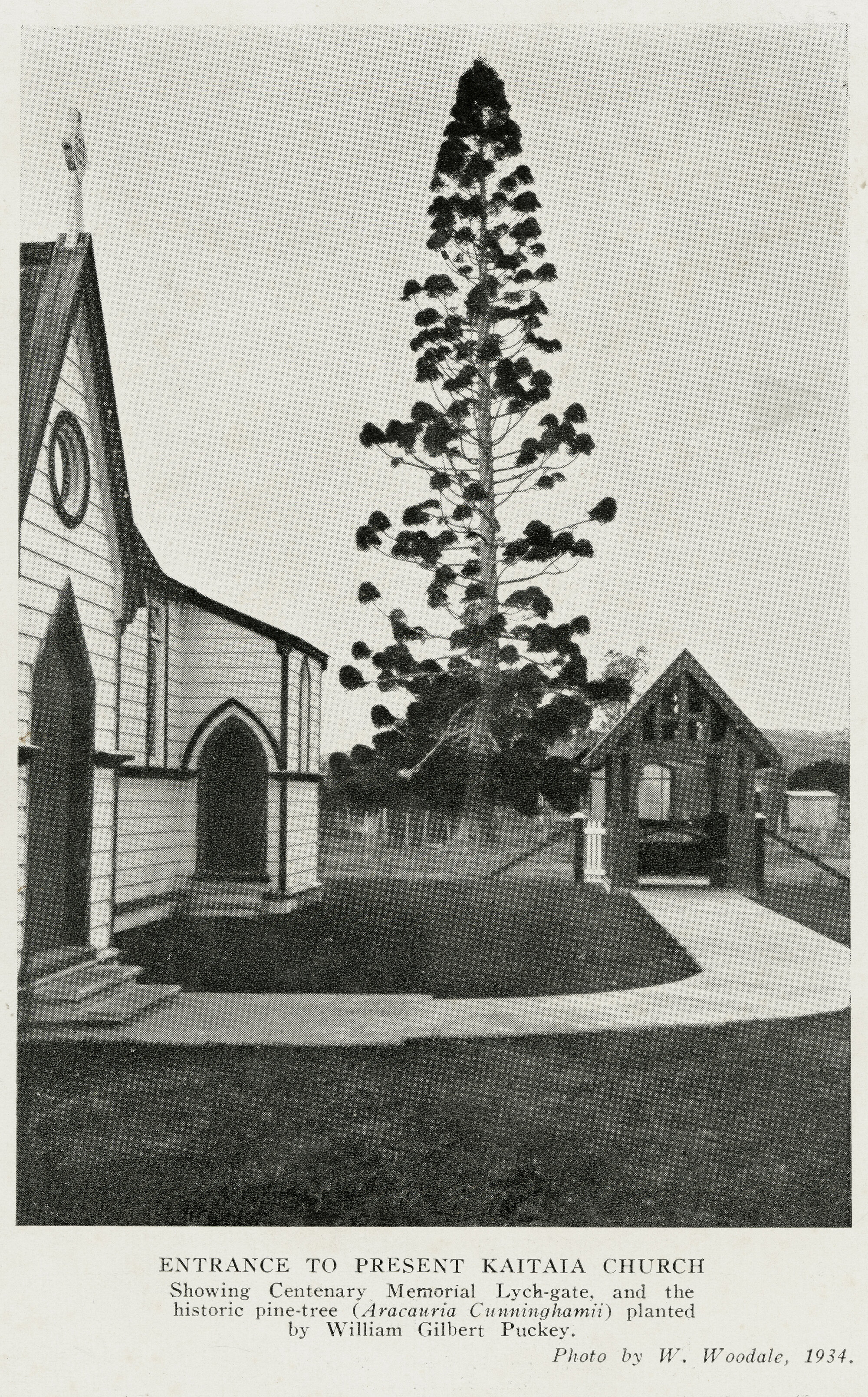 Entrance to St Saviours Church, Kaitaia 