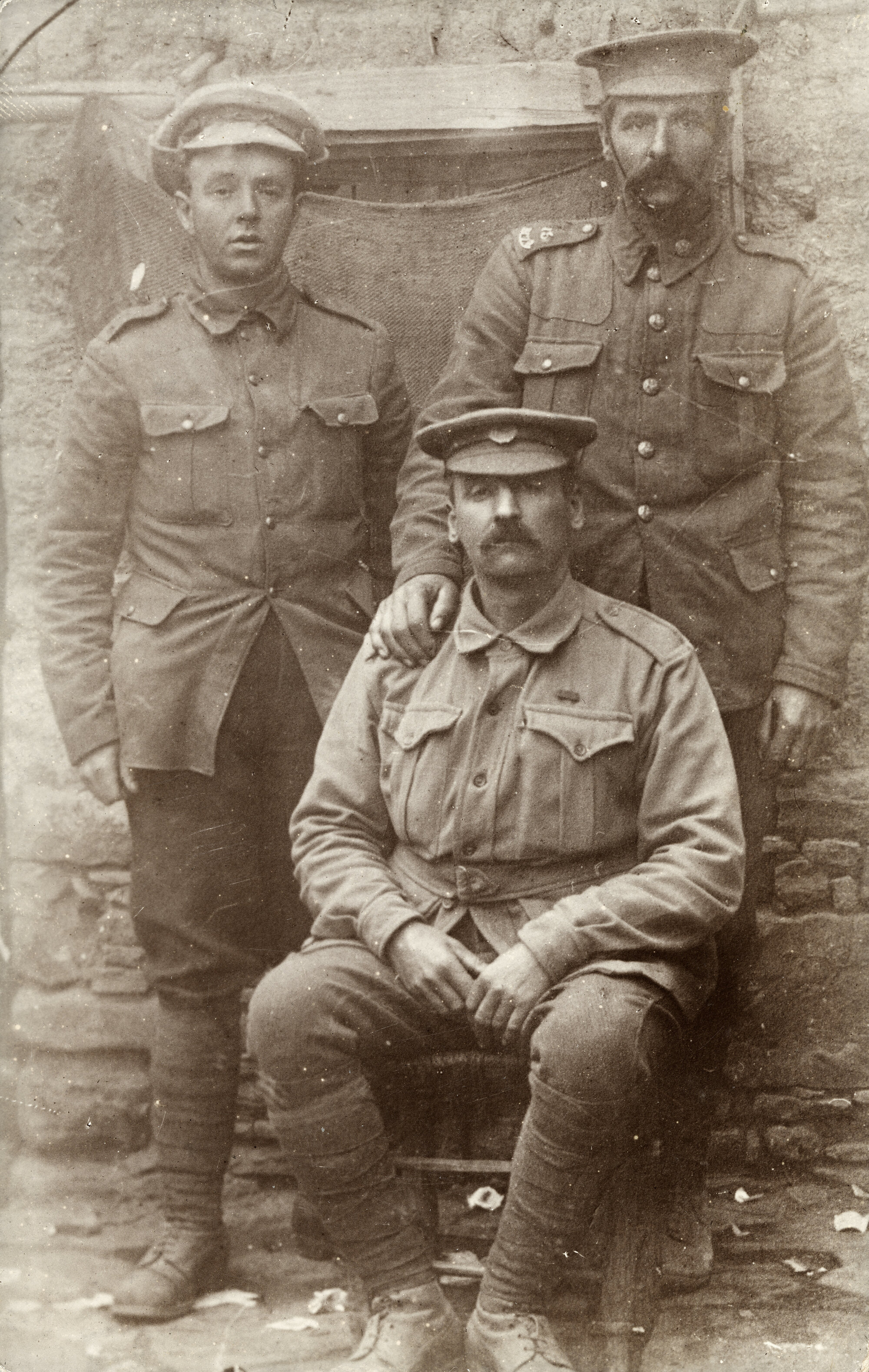 Christopher Blencowe Noble Dunn (seated)