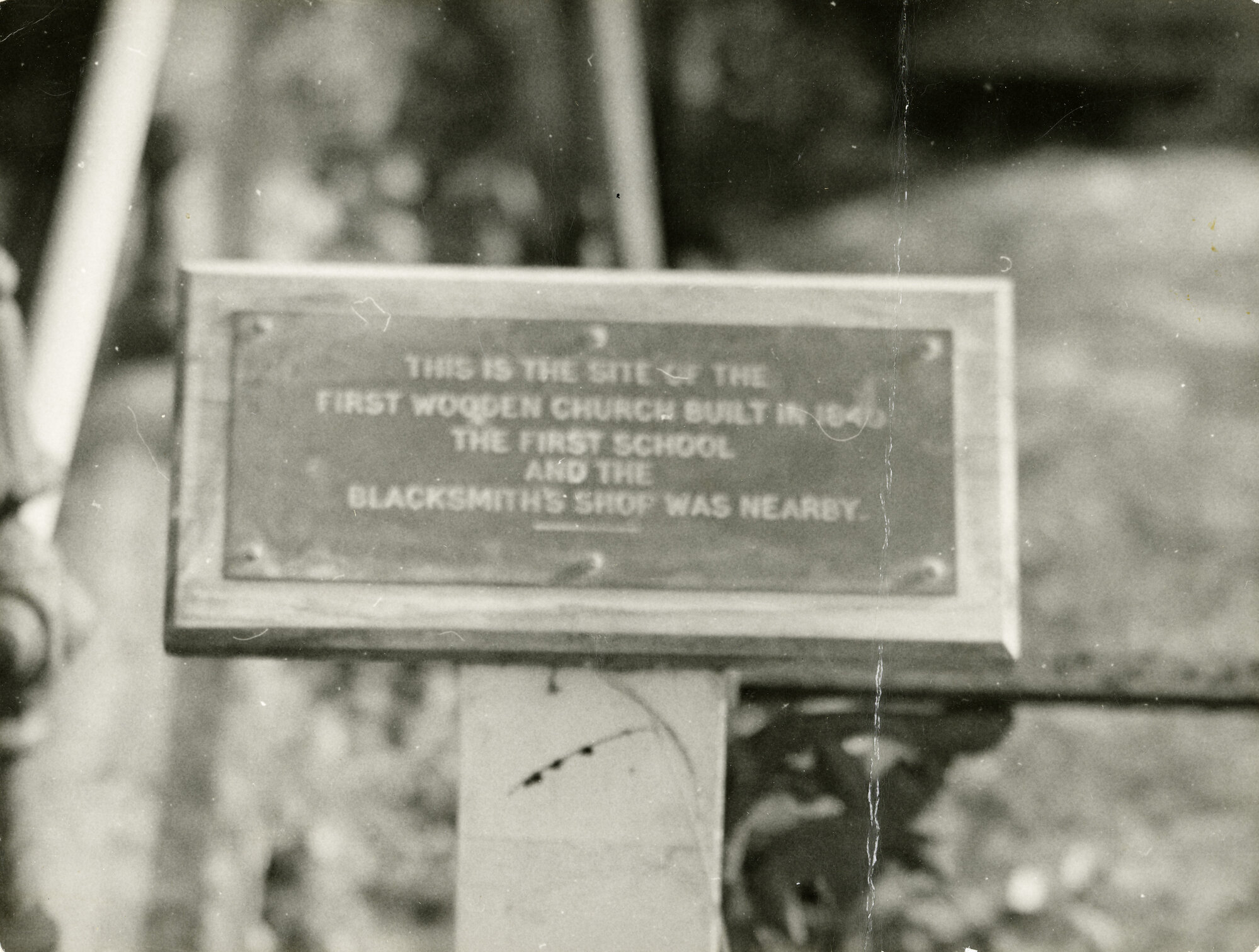 Site of the First Wooden Church in Kaitaia Built in 1840