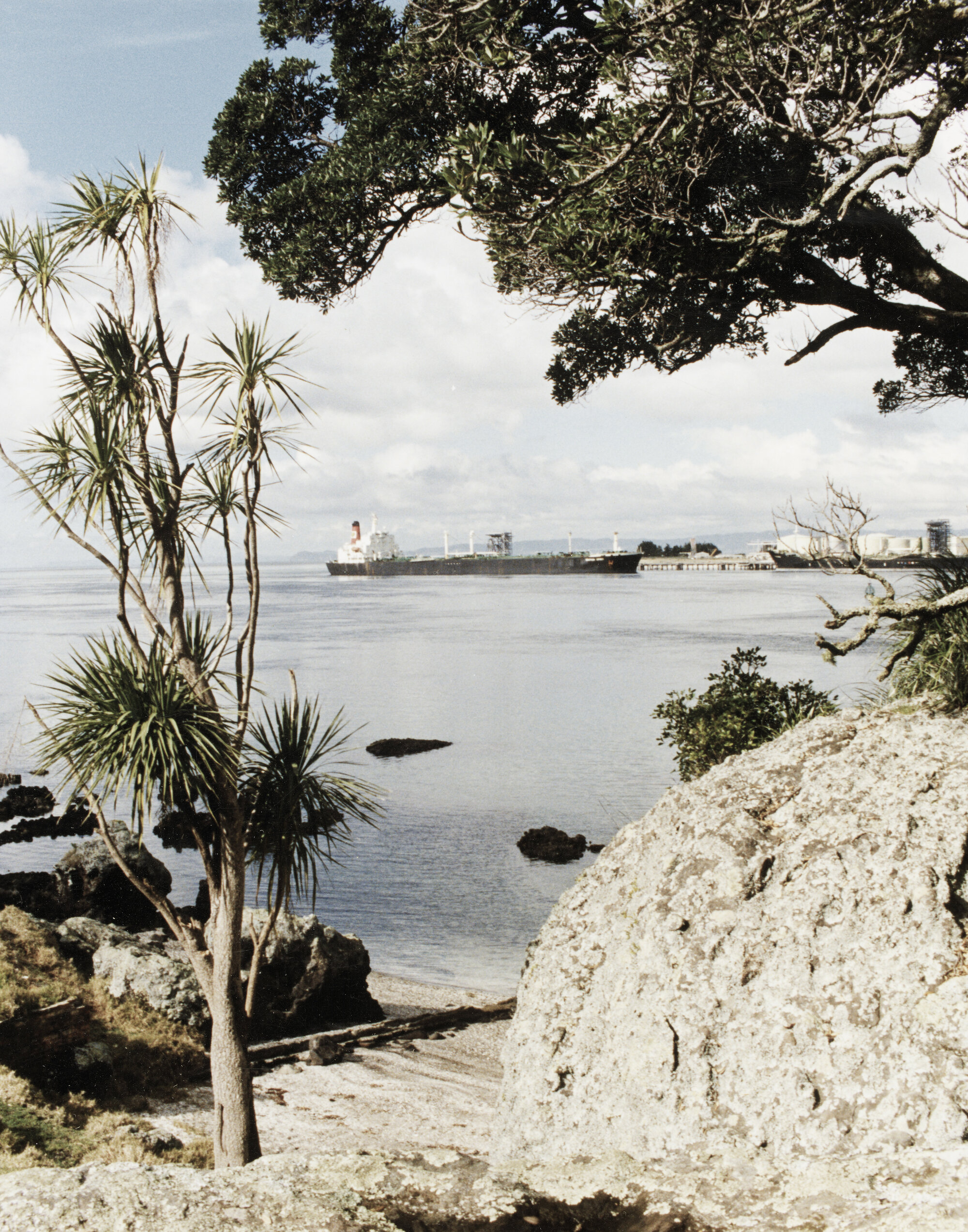 Container Ship at Wharf, Marsden Point