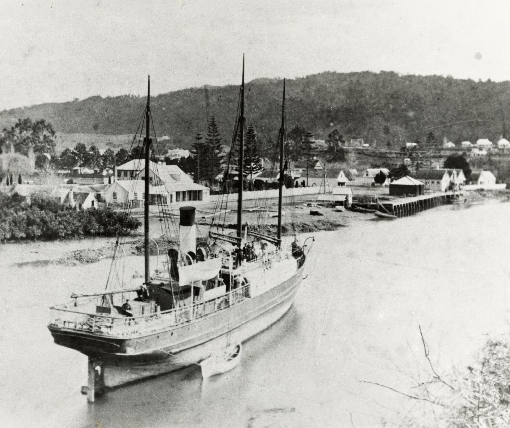 Steamship at Whangarei
