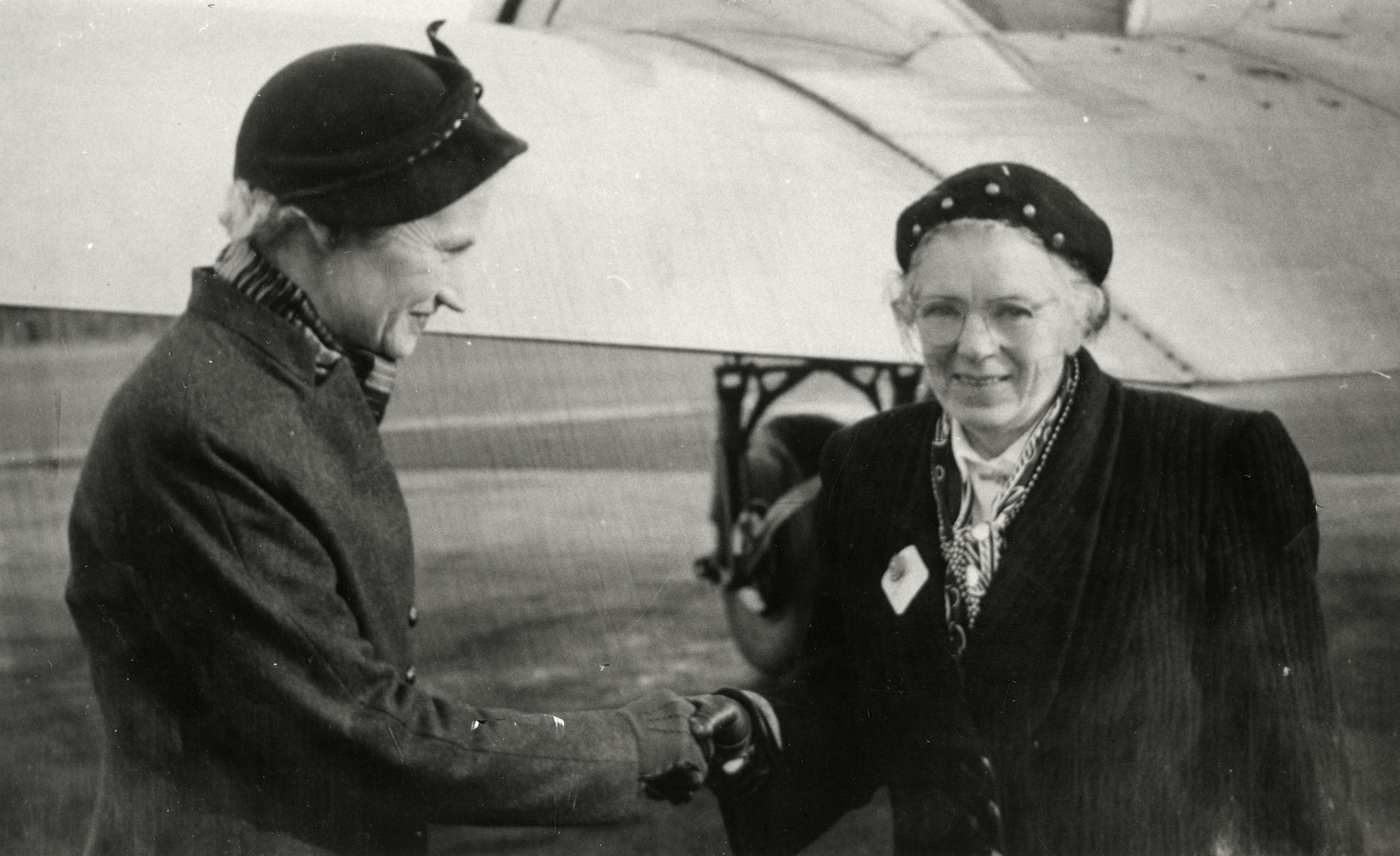 Mrs Olive Cox at Invercargill - WDFF Delegate