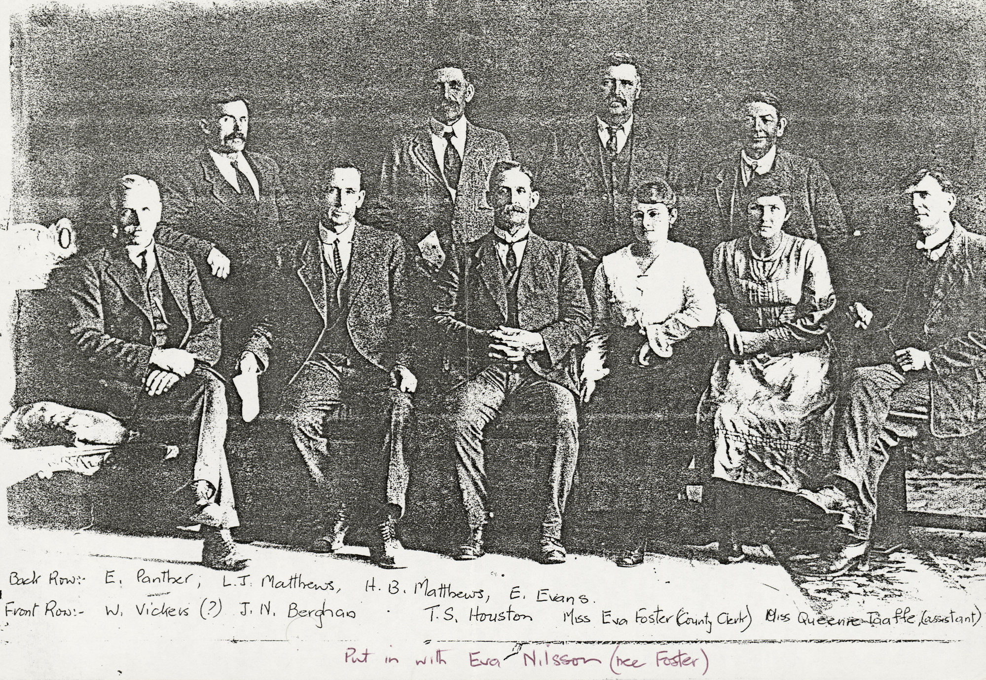 Mangonui County Council Members and Staff 