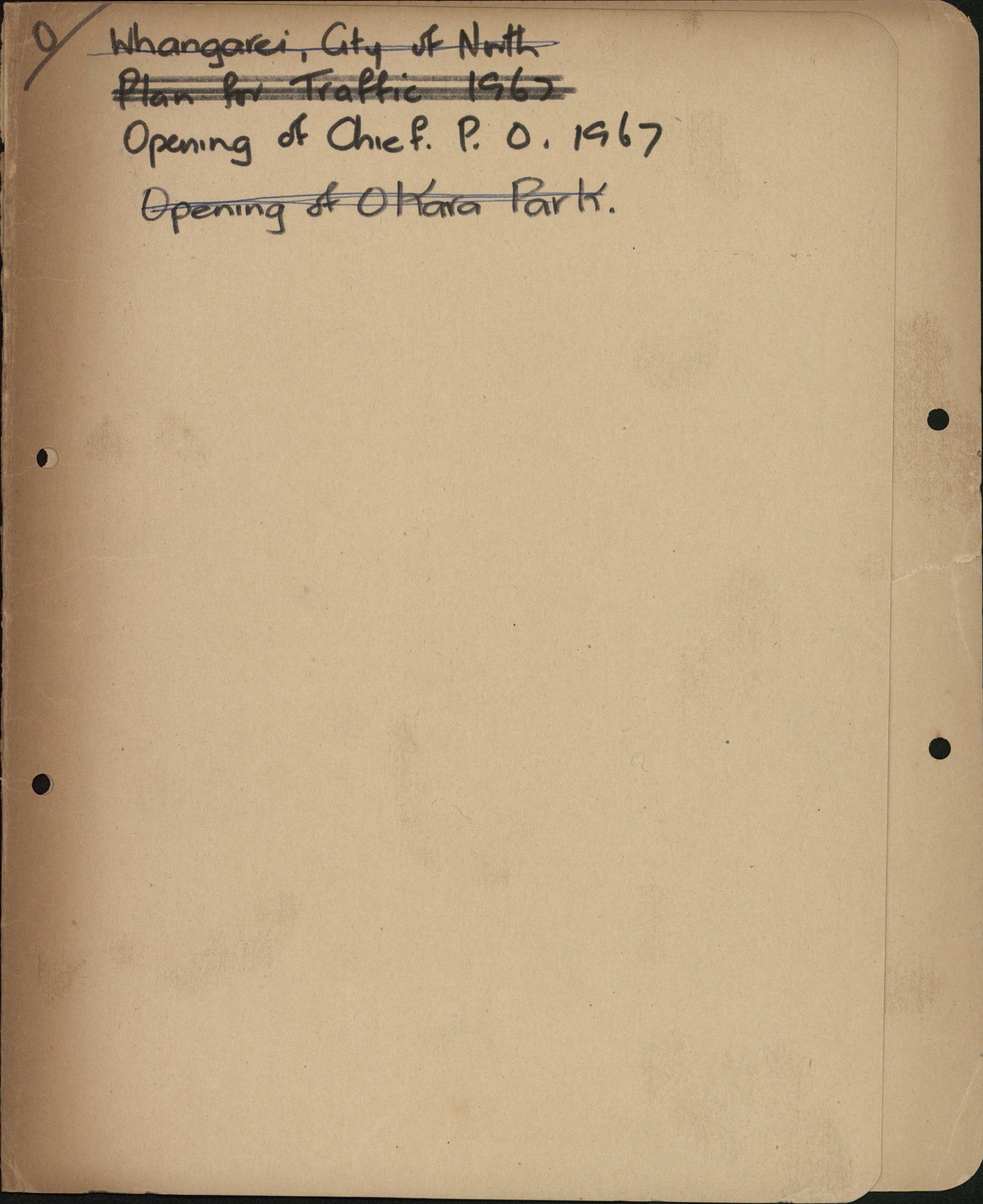 Whangarei Central Post Office 1967