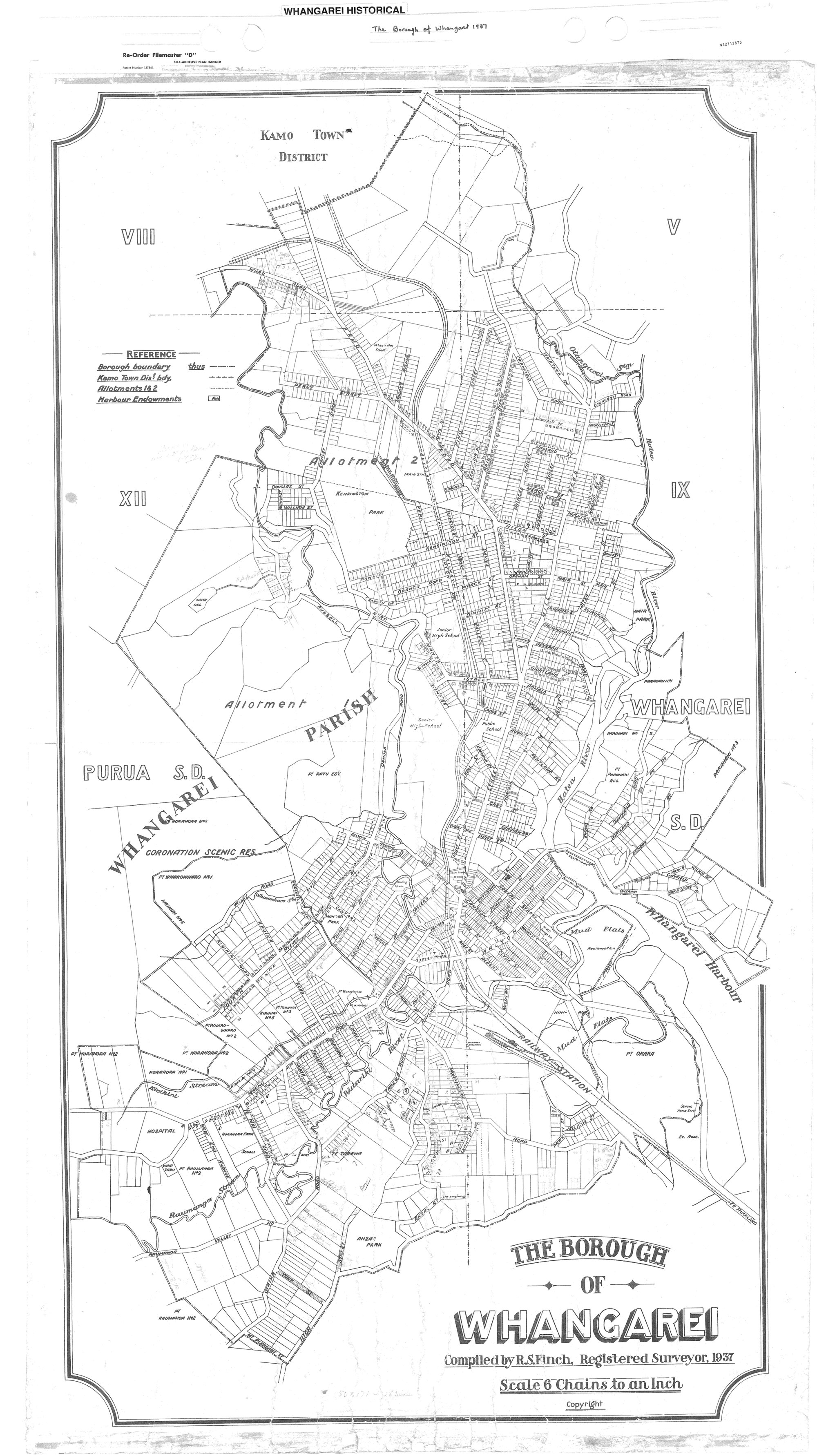 The Borough of Whangarei, 1937