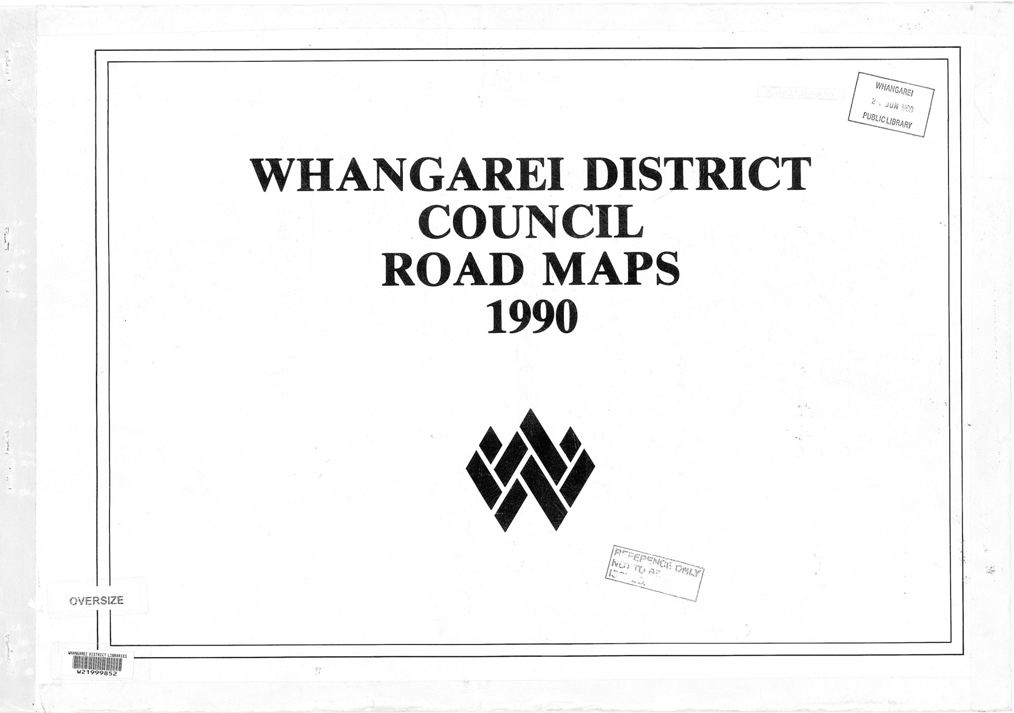 Whangarei District Council Road Maps 1990