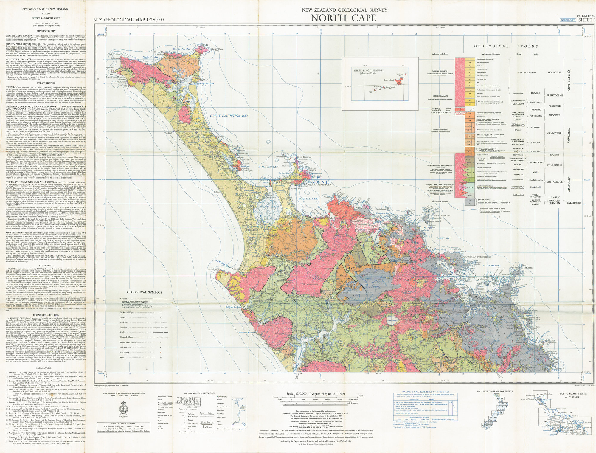 New Zealand Geological Survey, North Cape
