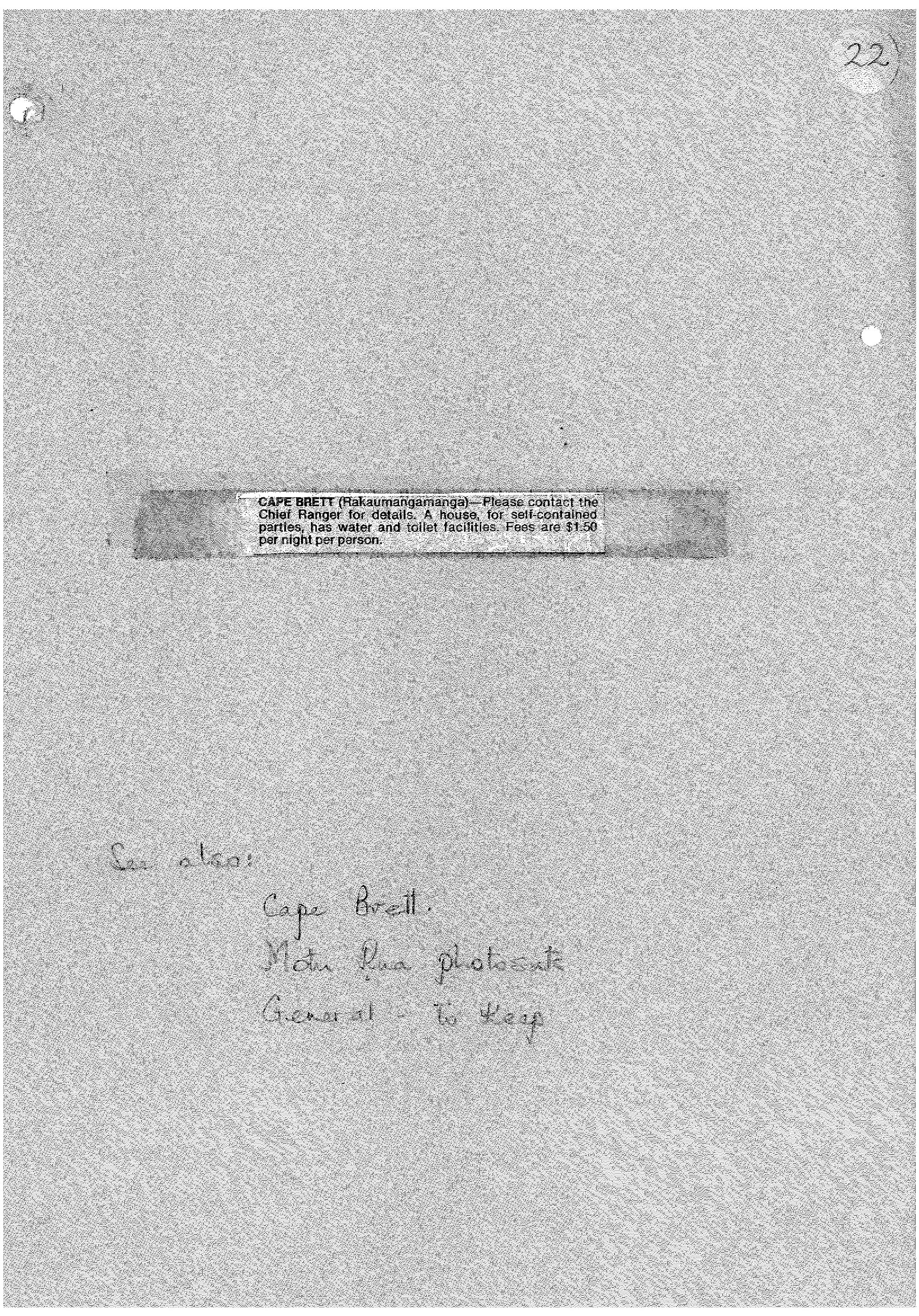 Cape Brett - Deep Water Cove