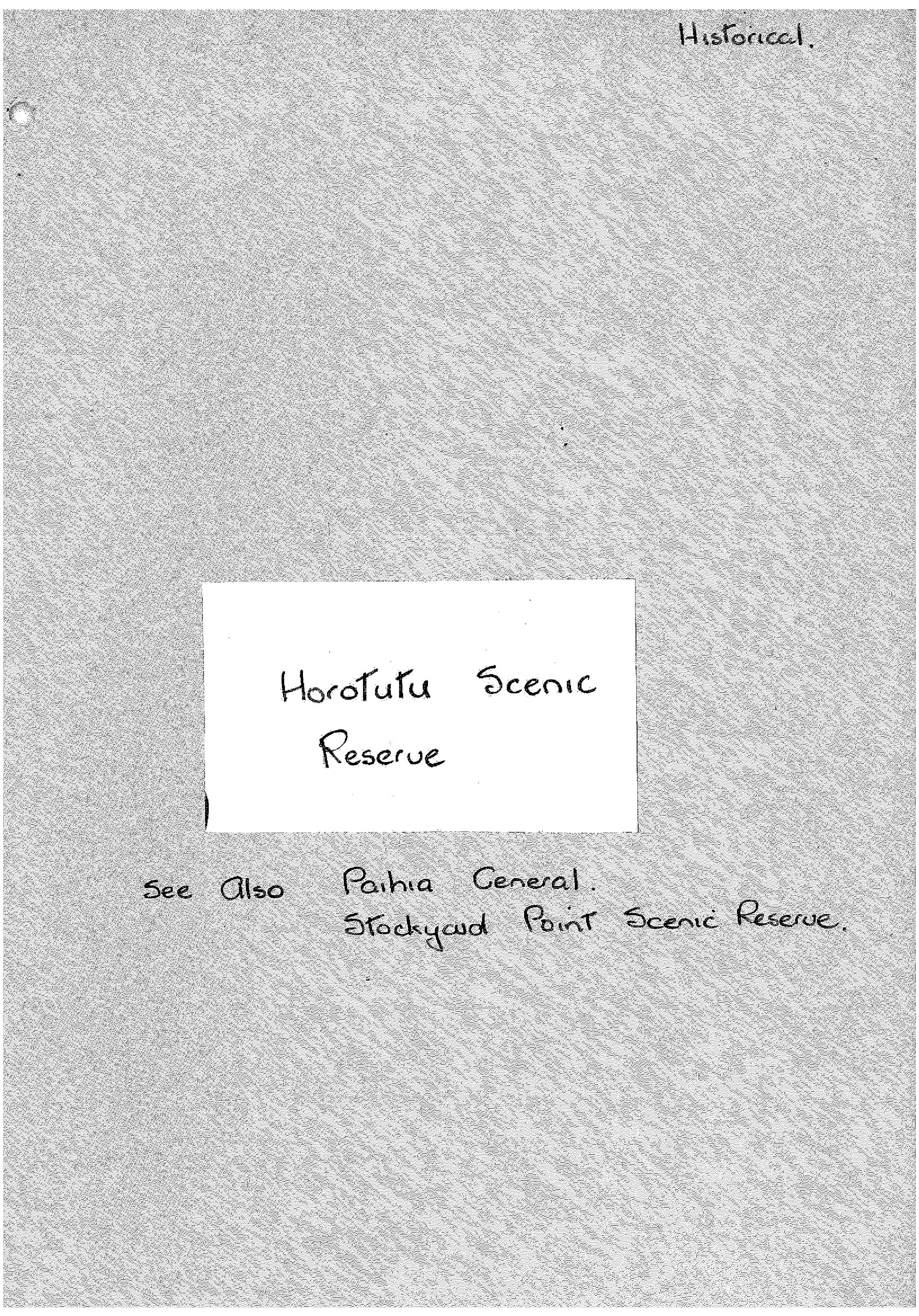 Horotutu Scenic Reserve