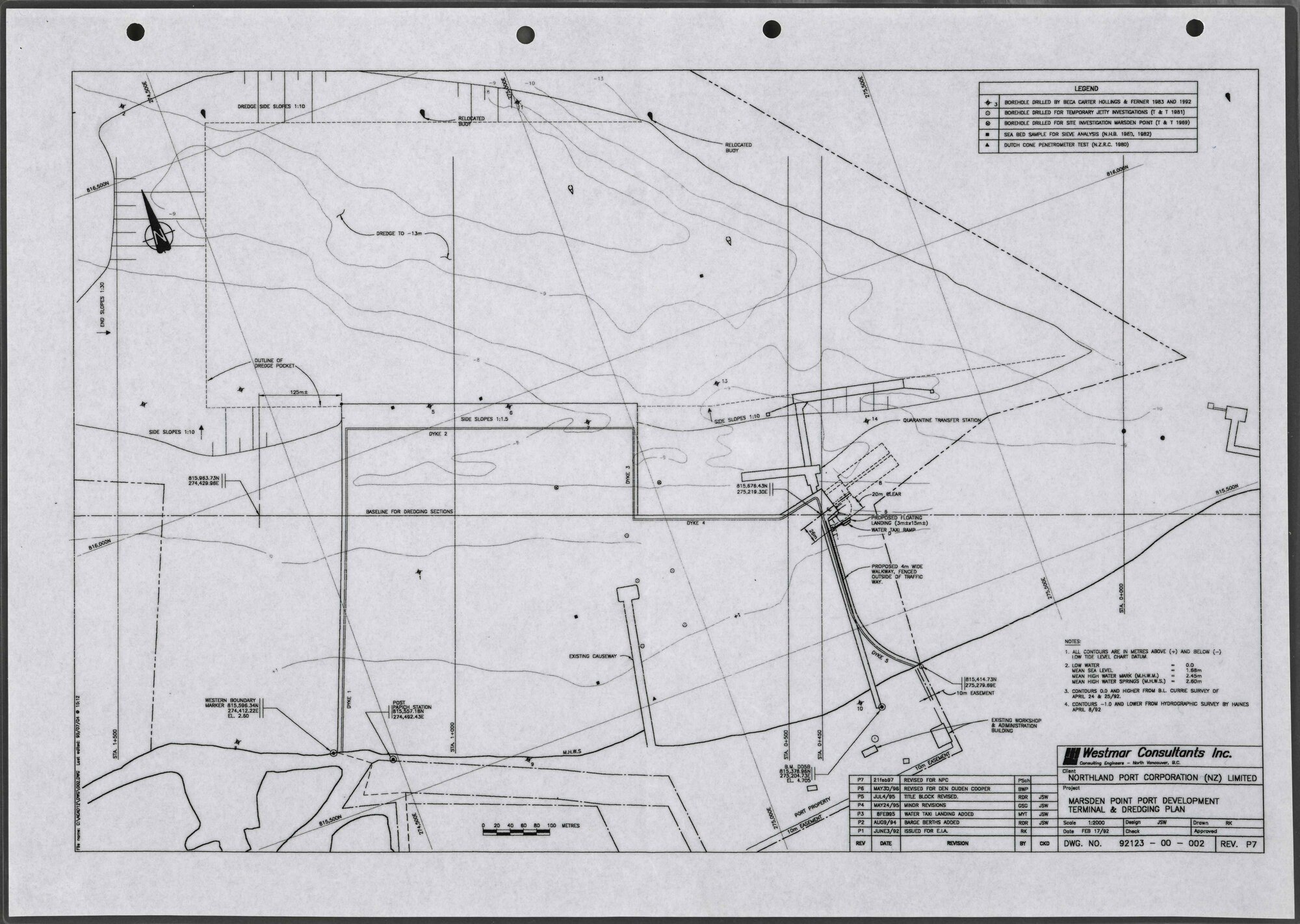 Marsden Point port development : Terminal &amp; dredging plan.