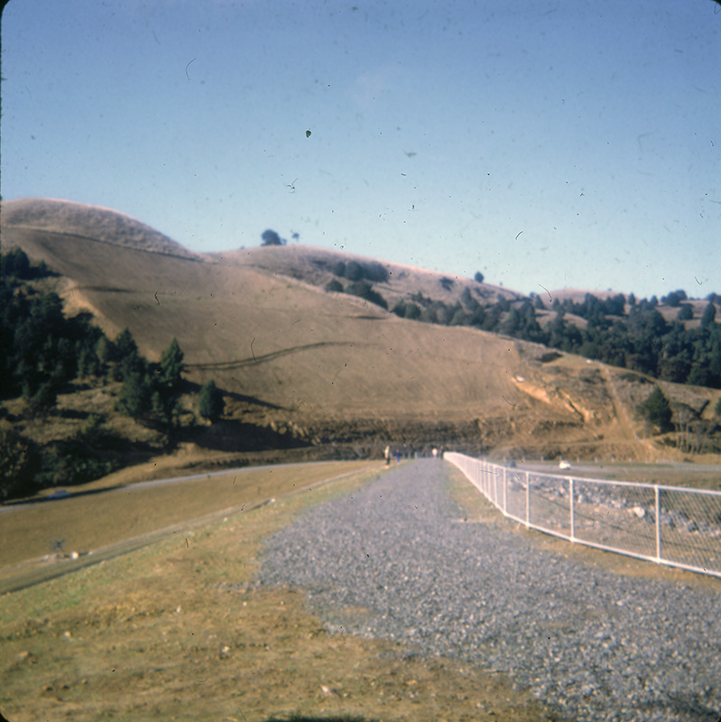 Dam crest looking towards picnic area