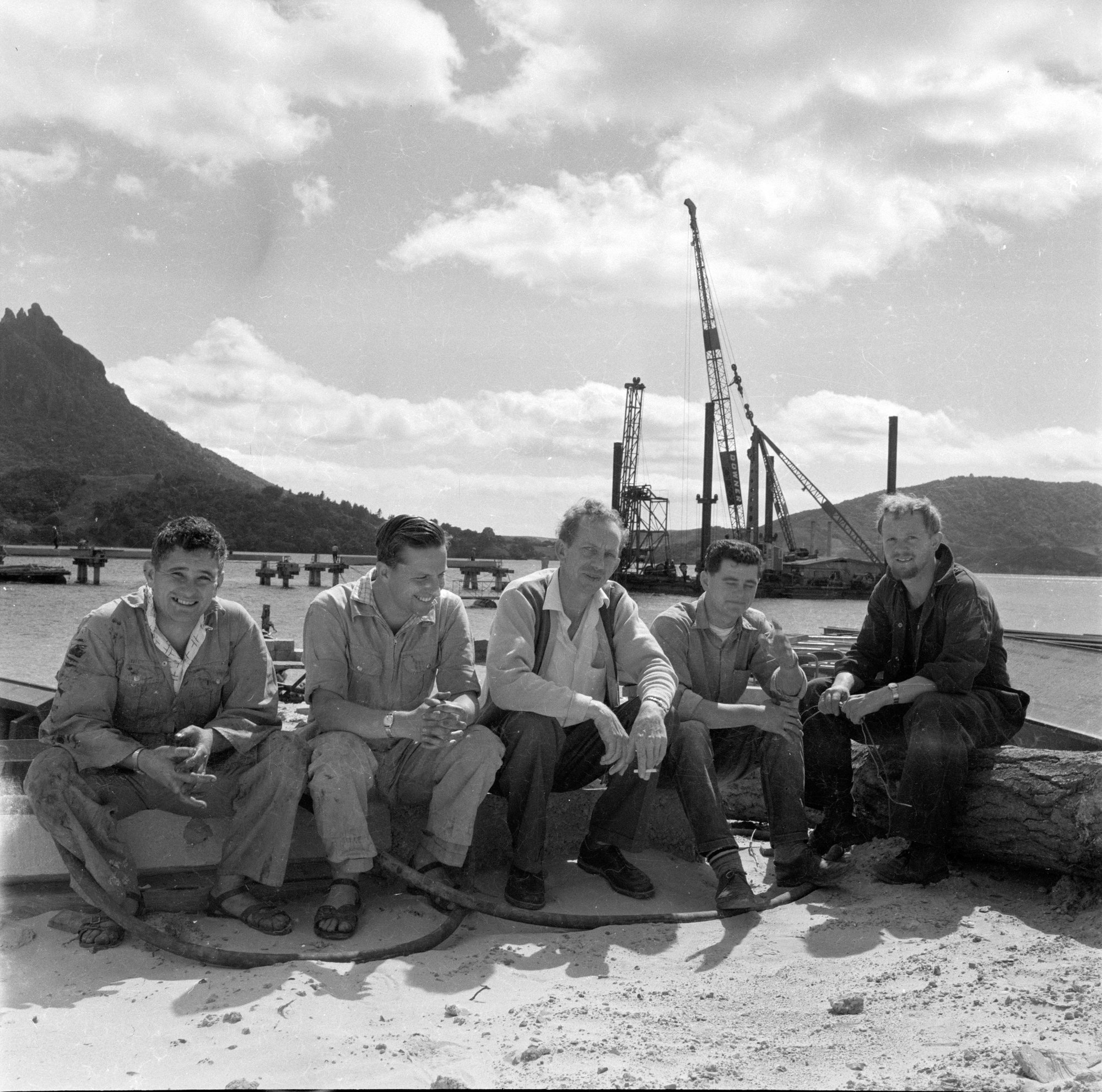 McKay Electrical staff at Marsden Point mid 1960s