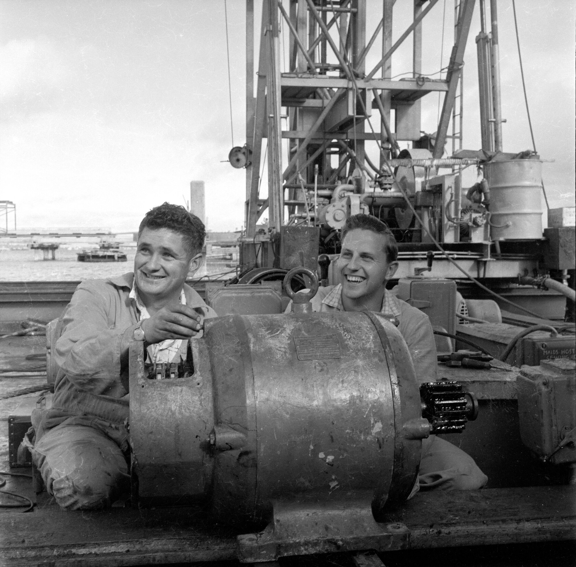 McKay Electrical staff at Marsden Point mid 1960s