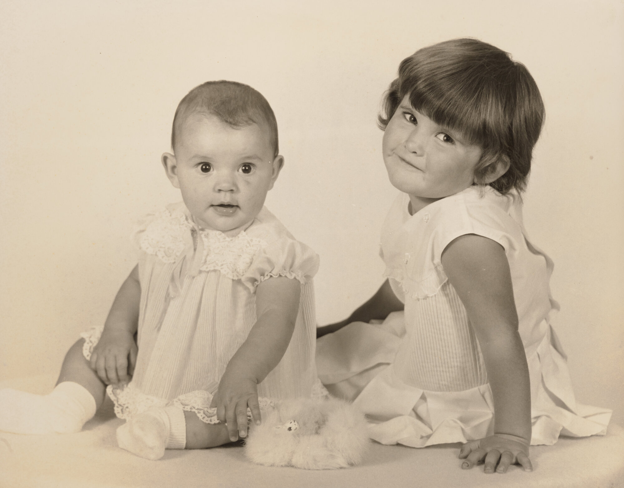 Colleen and Michele Morrisey portrait 1960s